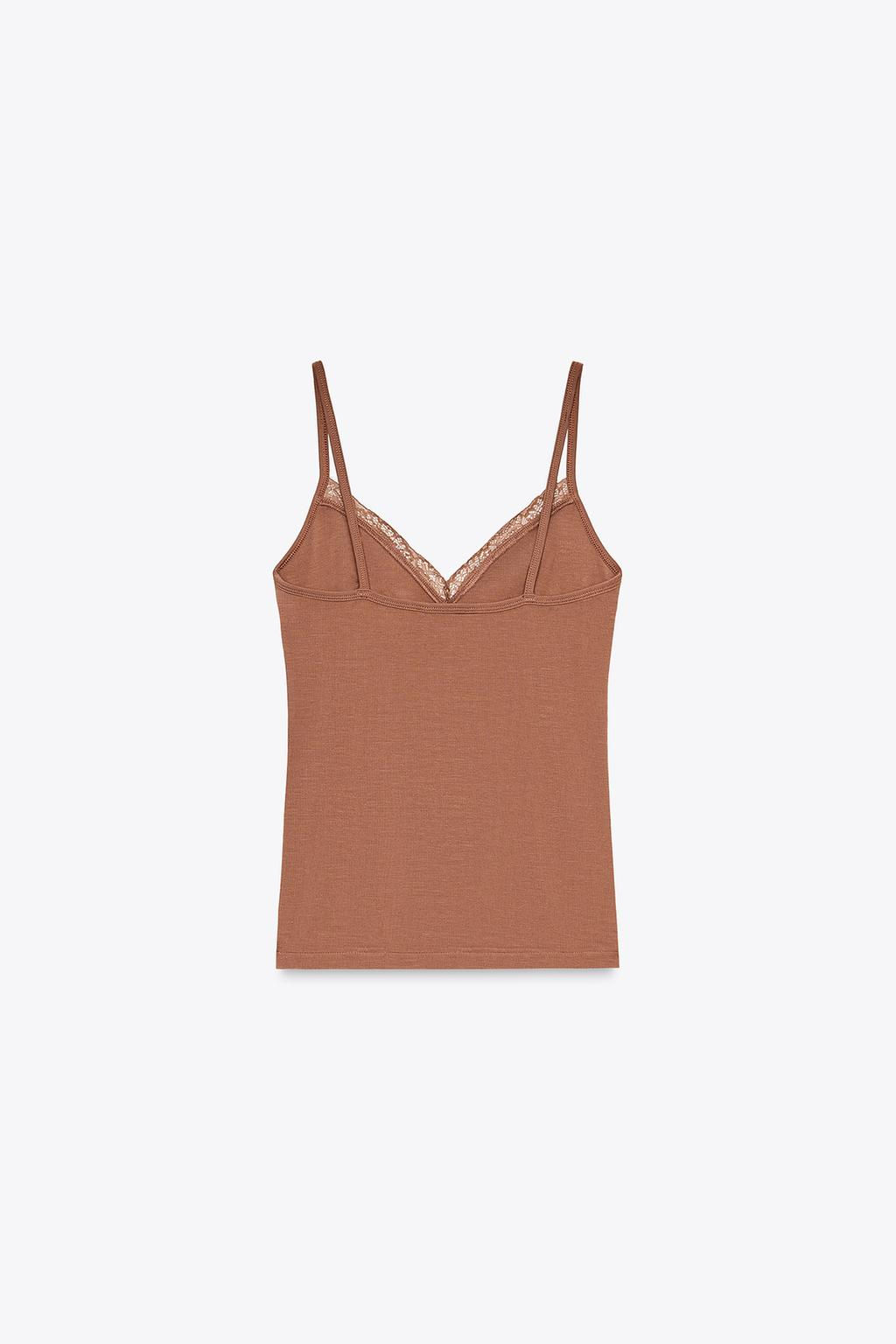 LYOCELL LACE TOP - Zara фото 6
