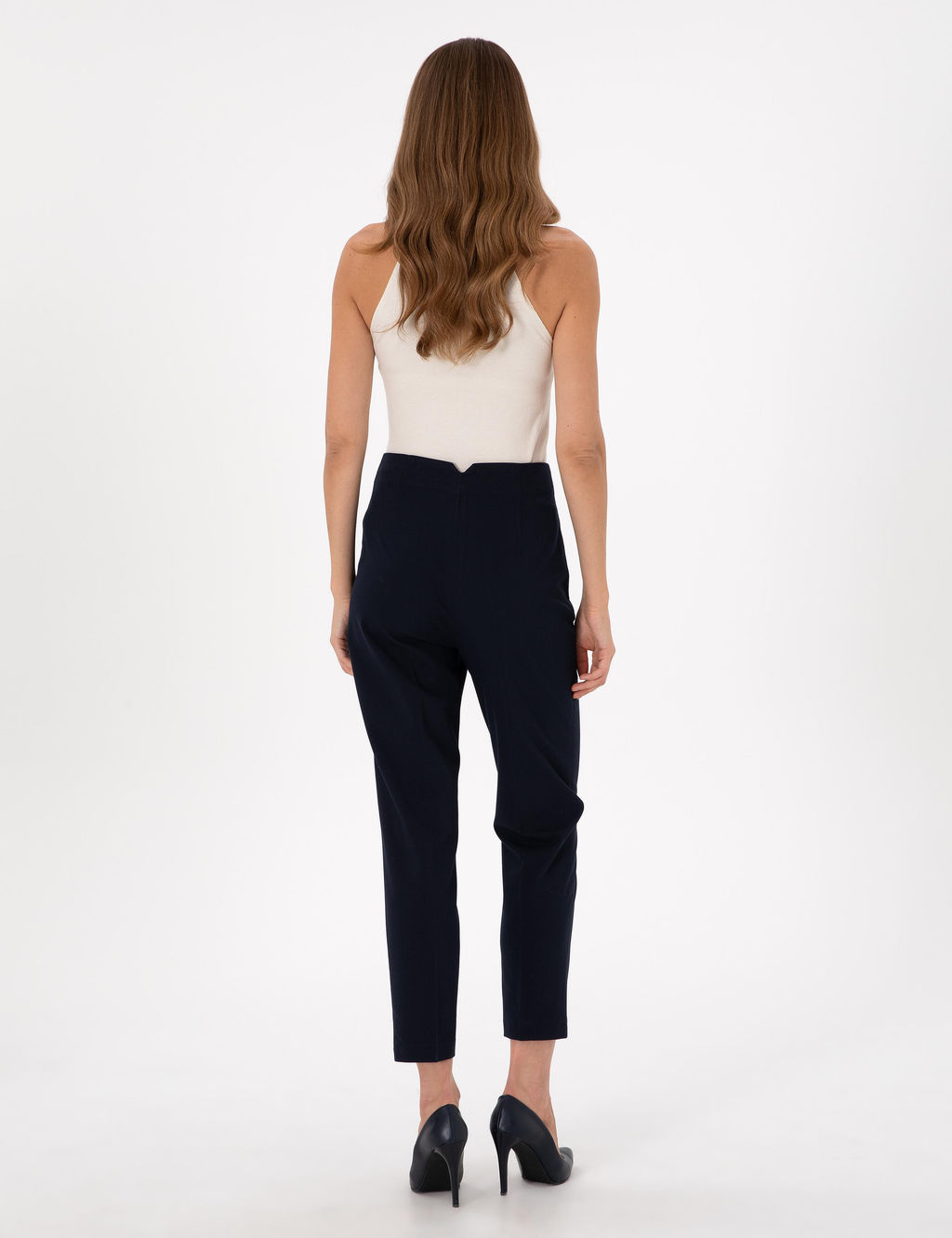 Lacivert Carrot Fit Kuma_ Pantolon - Pierre cardin фото 4