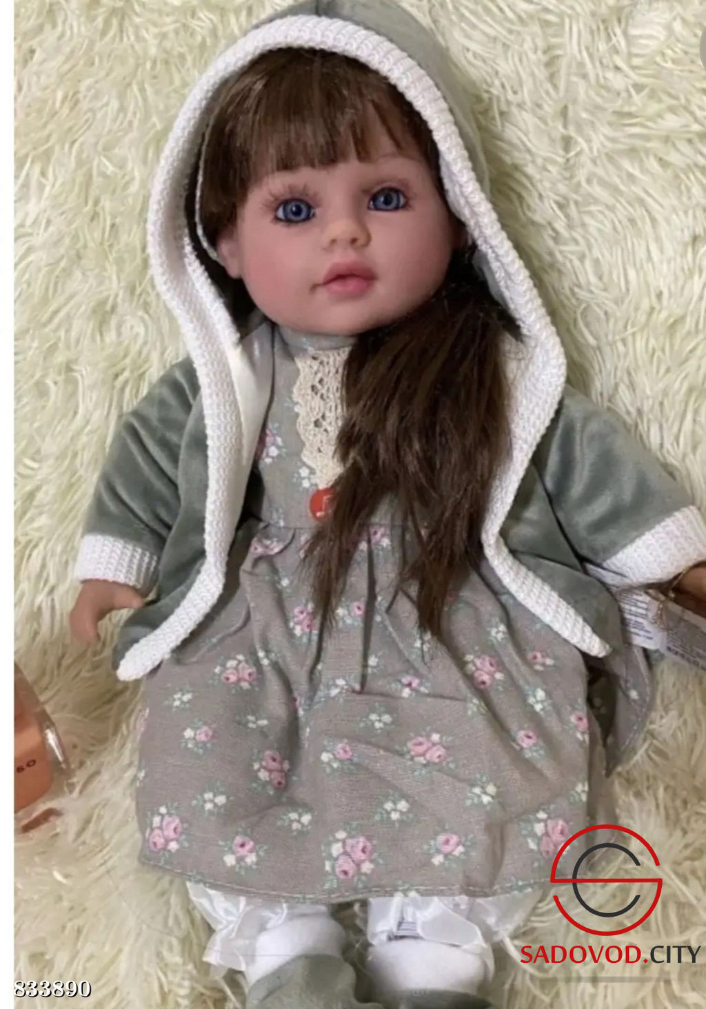 Кукла мягконабивная в платье