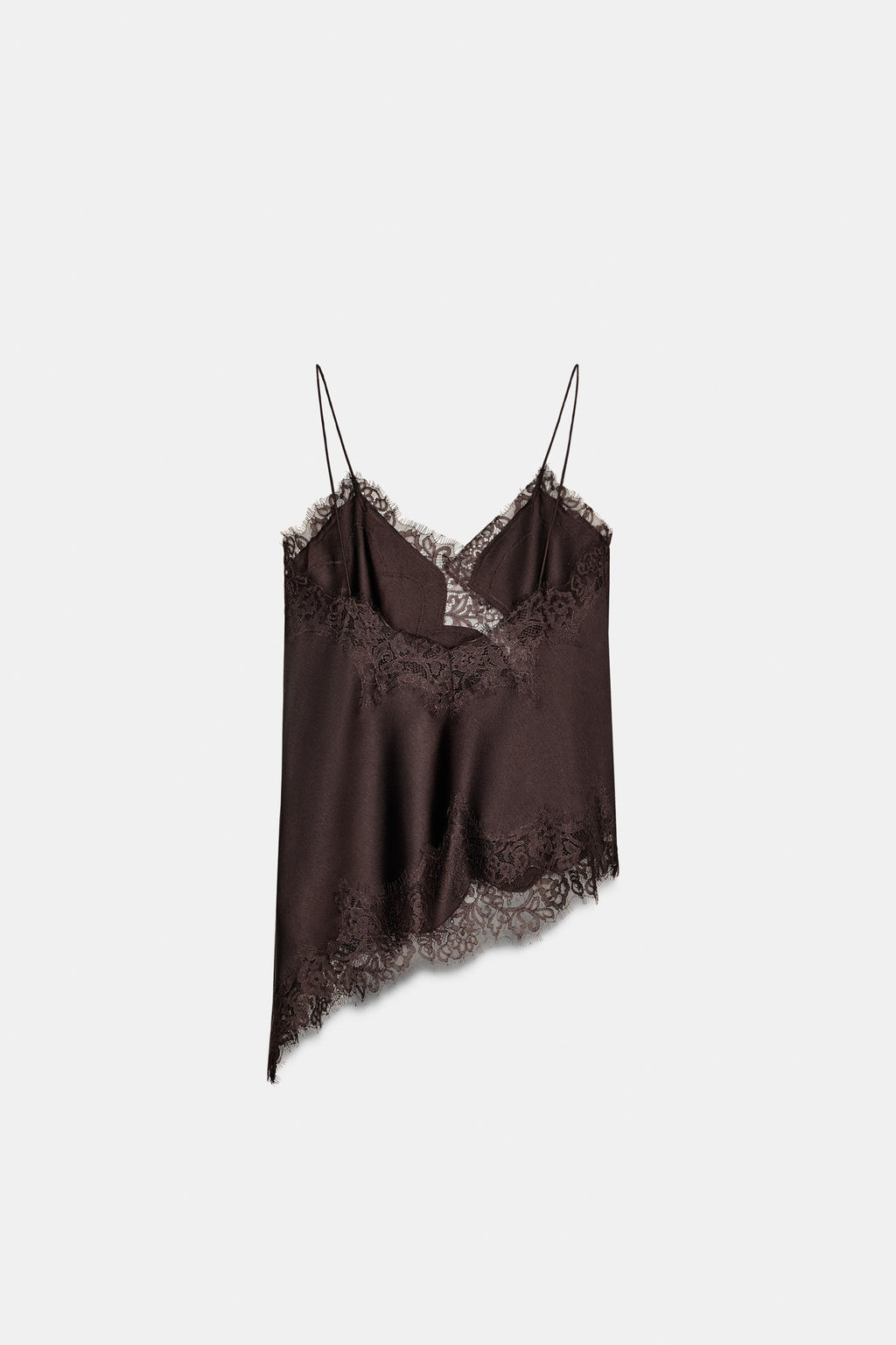 ZW COLLECTION LACE CAMISOLE TOP - Zara фото 13