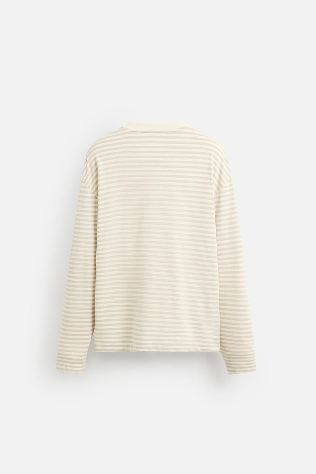 LIMITED EDITION STRIPED T-SHIRT - Zara фото 9