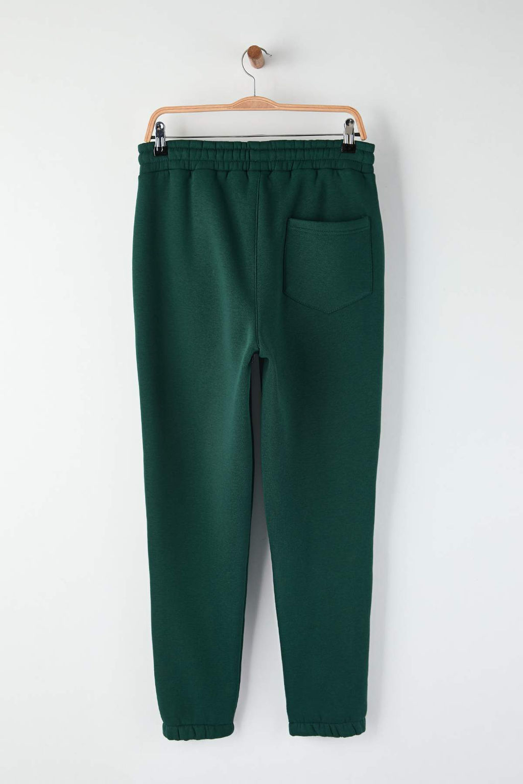 Yesil Un?sex Regular/Normal Kesim Paca Lastikli Ici Polar Esofman Alt? TMNAW22EA0346