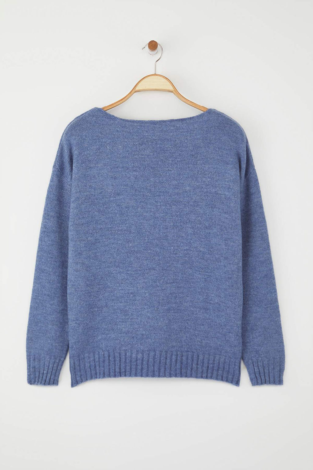 Siyah Yunlu Kay?k Yaka Basic Triko Kazak TWOAW25KZ00010 - Trendyolmilla фото 26