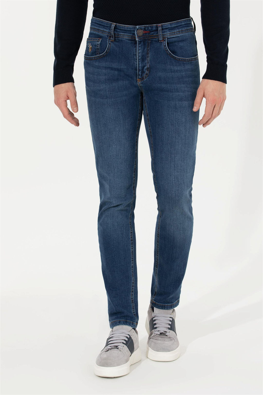 Мужские синие джинсовые брюки - U.s. polo assn фото 2