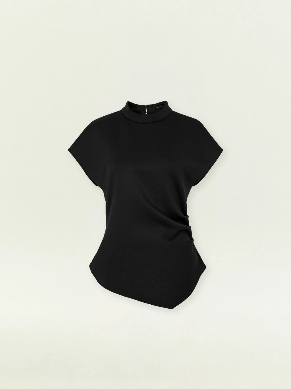 Трикотажная блузка с драпировкой из хлопка, B3251/vixen - Emka фото 7