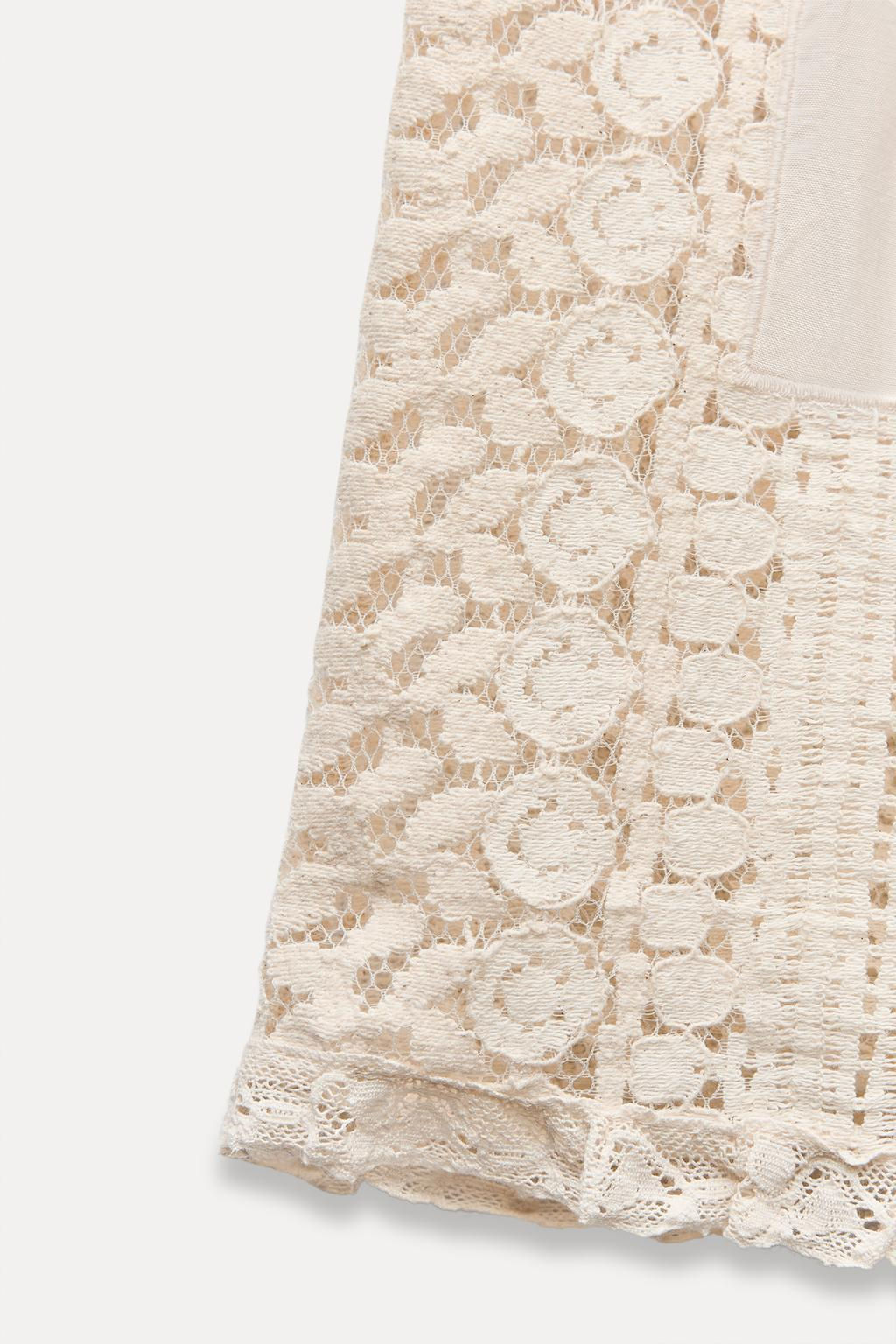 LACE SHORTS - Zara фото 7