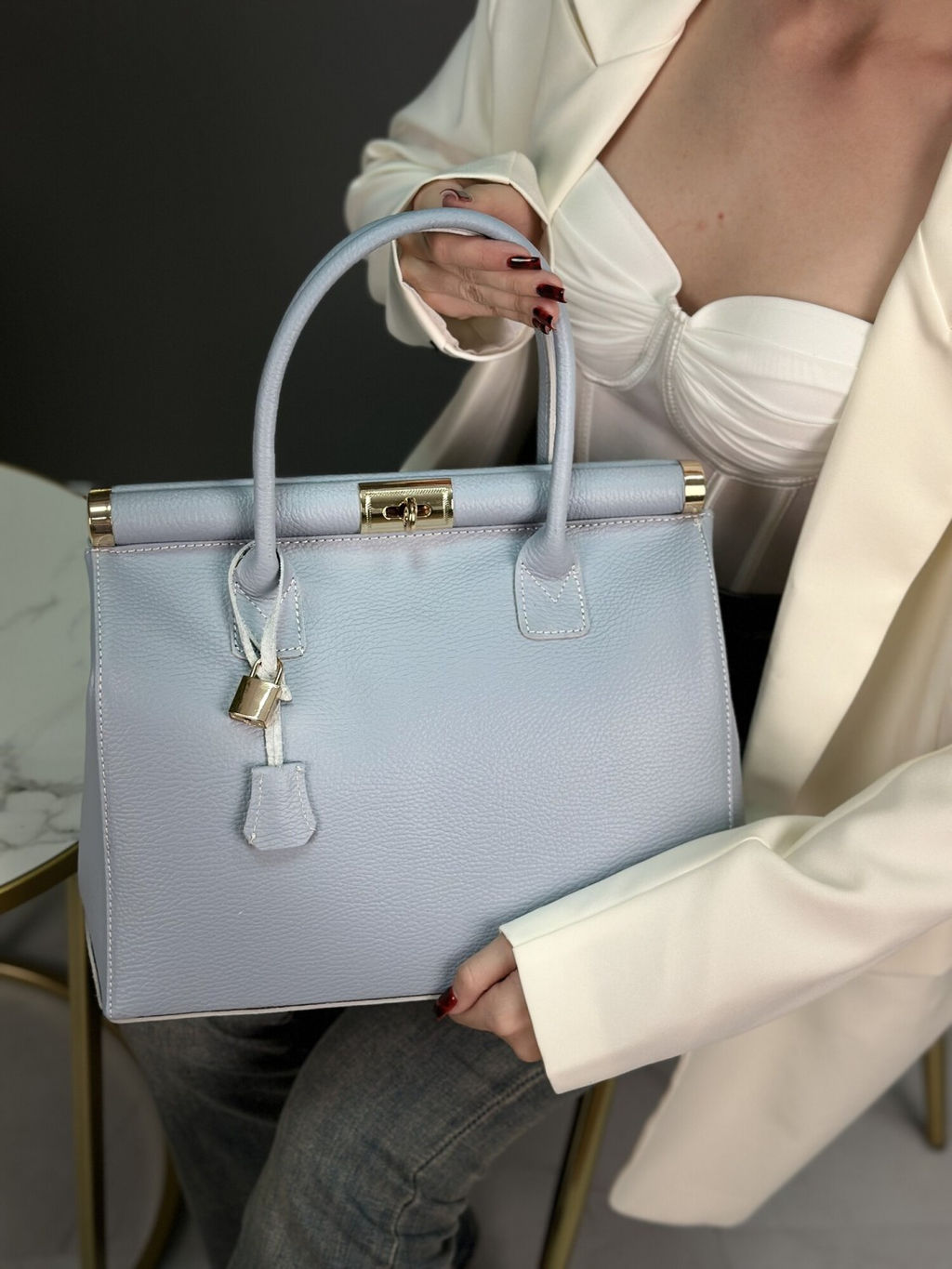 Сумка женская из телячьей кожи