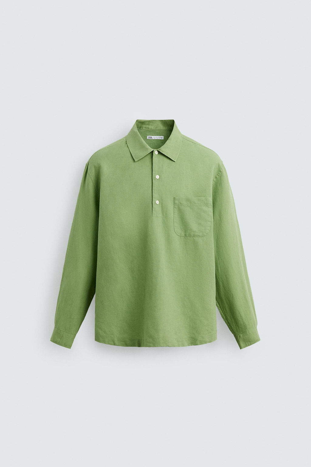 LINEN/COTTON POLO SHIRT