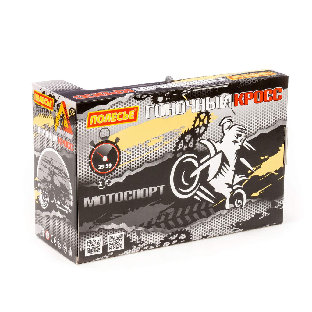 Мотоцикл гоночный Кросс (красный) (в коробке) - Полесье фото 6