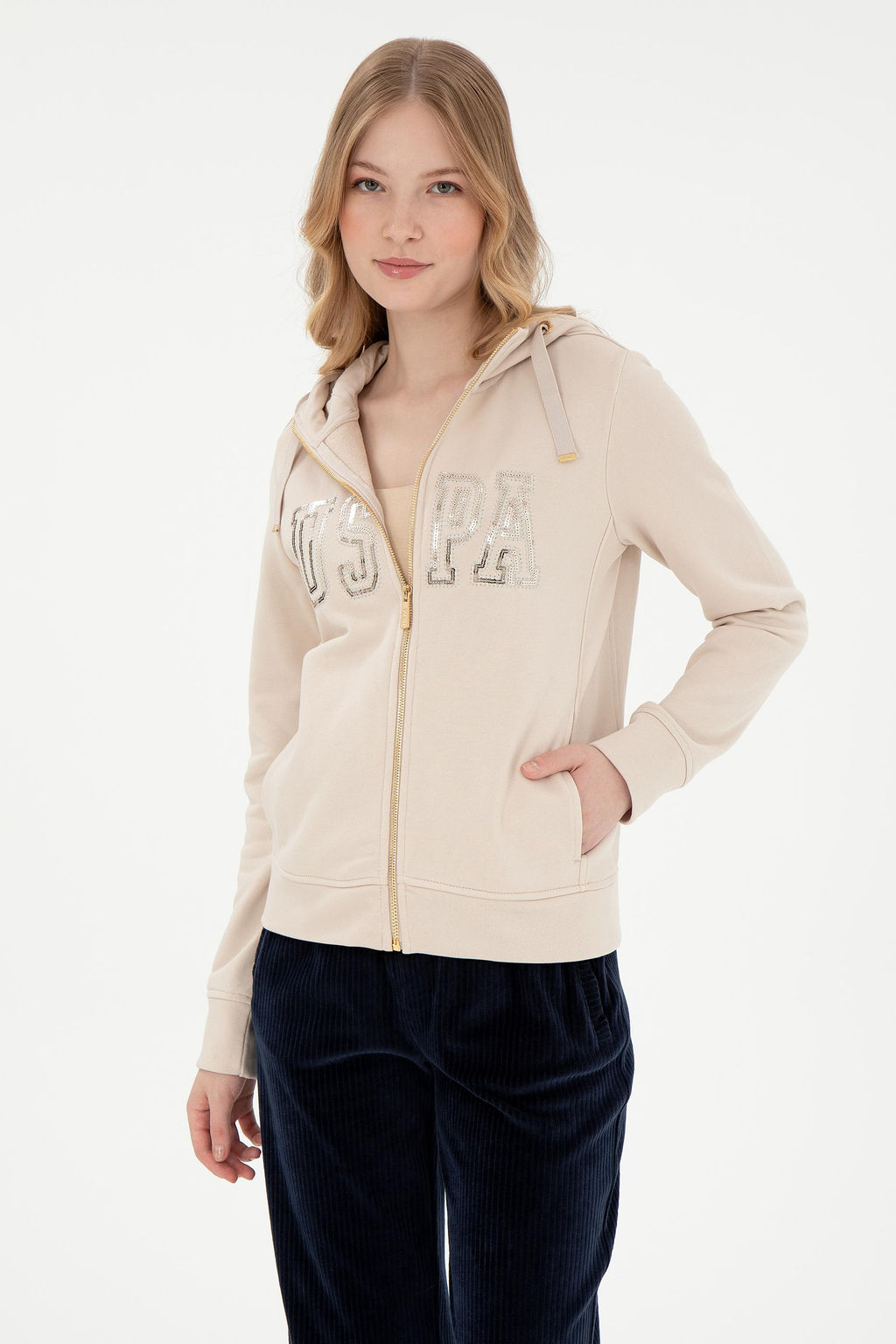 Kad_n Ta_ Basic Sweatshirt Sepette S_rpriz _ndirim - U.s. polo assn фото 7