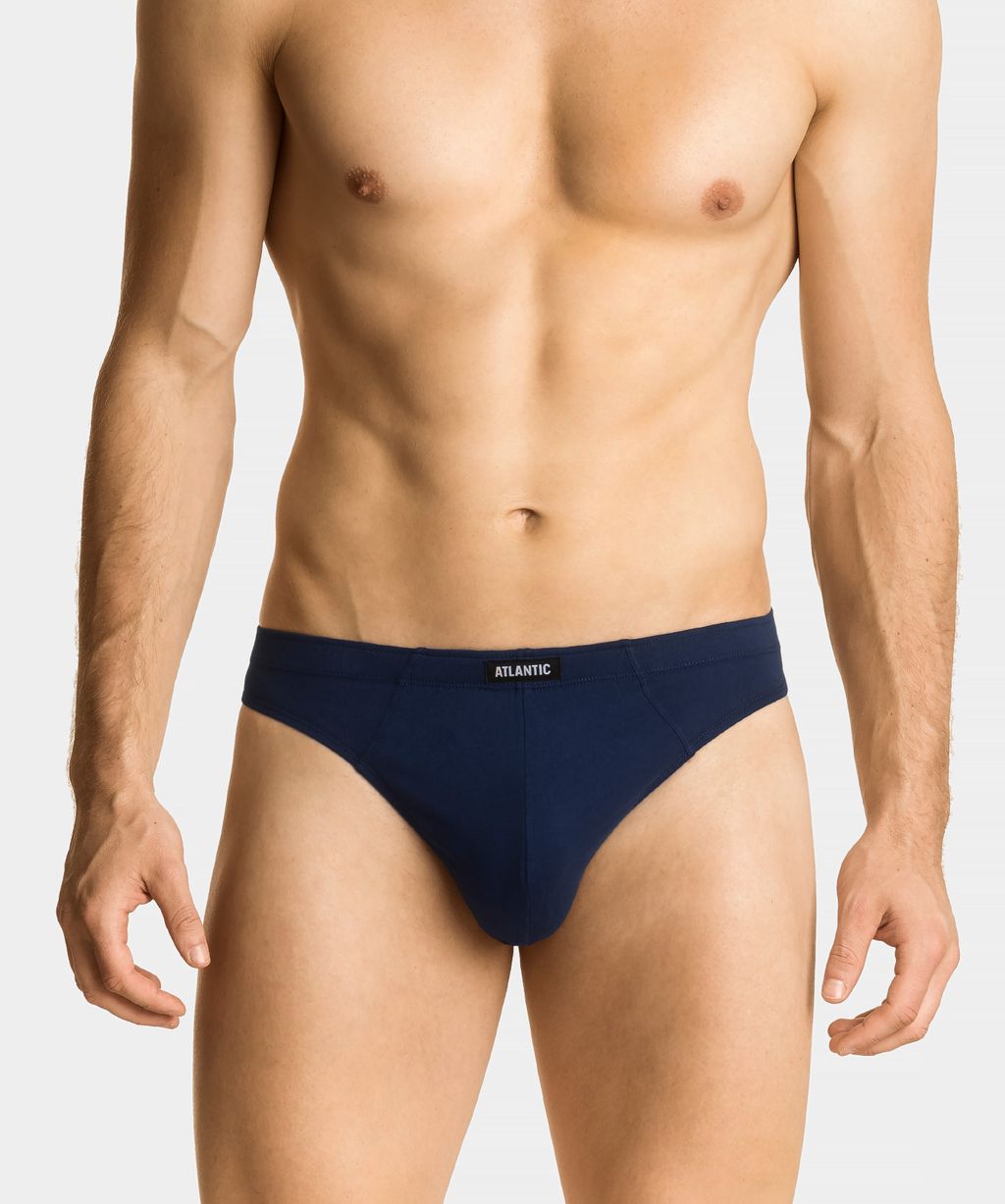 5SMP-002 Трусы спорт Five Solid 2 - набор 5 шт. индиго + хаки + красный + голубой + графитовый - Atlantic фото 3