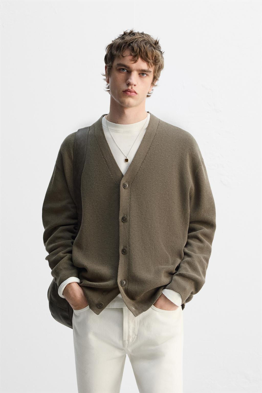 COTTON BLEND CARDIGAN - Zara фото 2