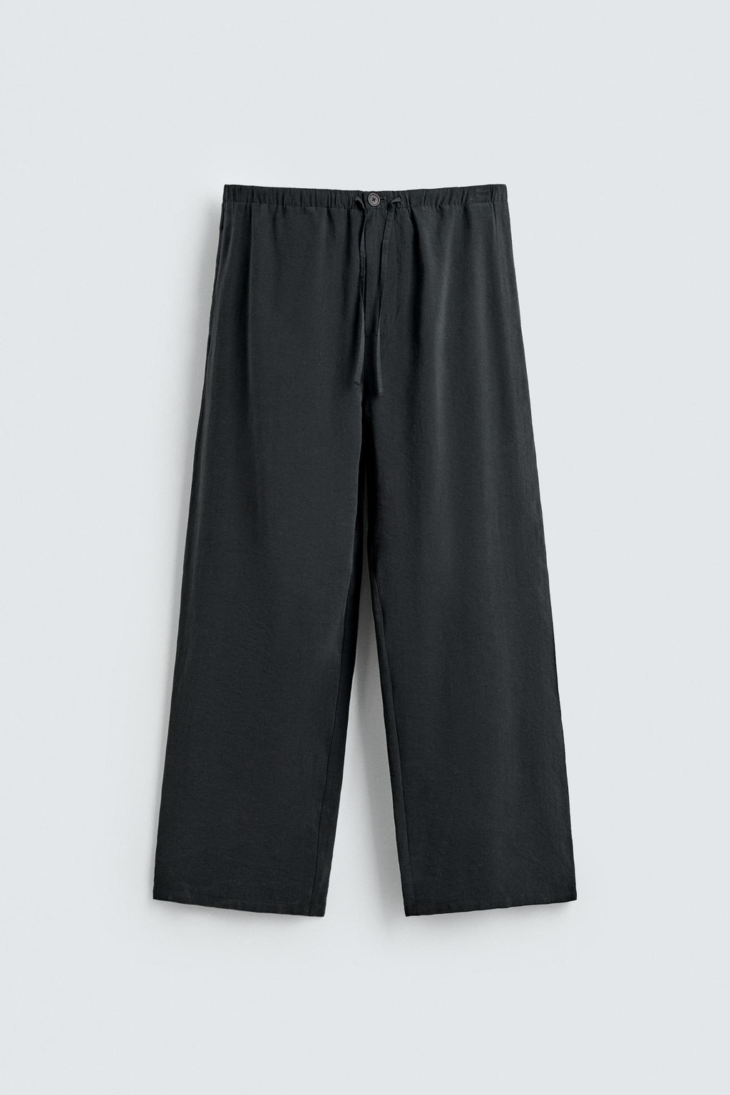 PANTAL?N FLUIDO RELAXED FIT / Negro - Zara фото 7