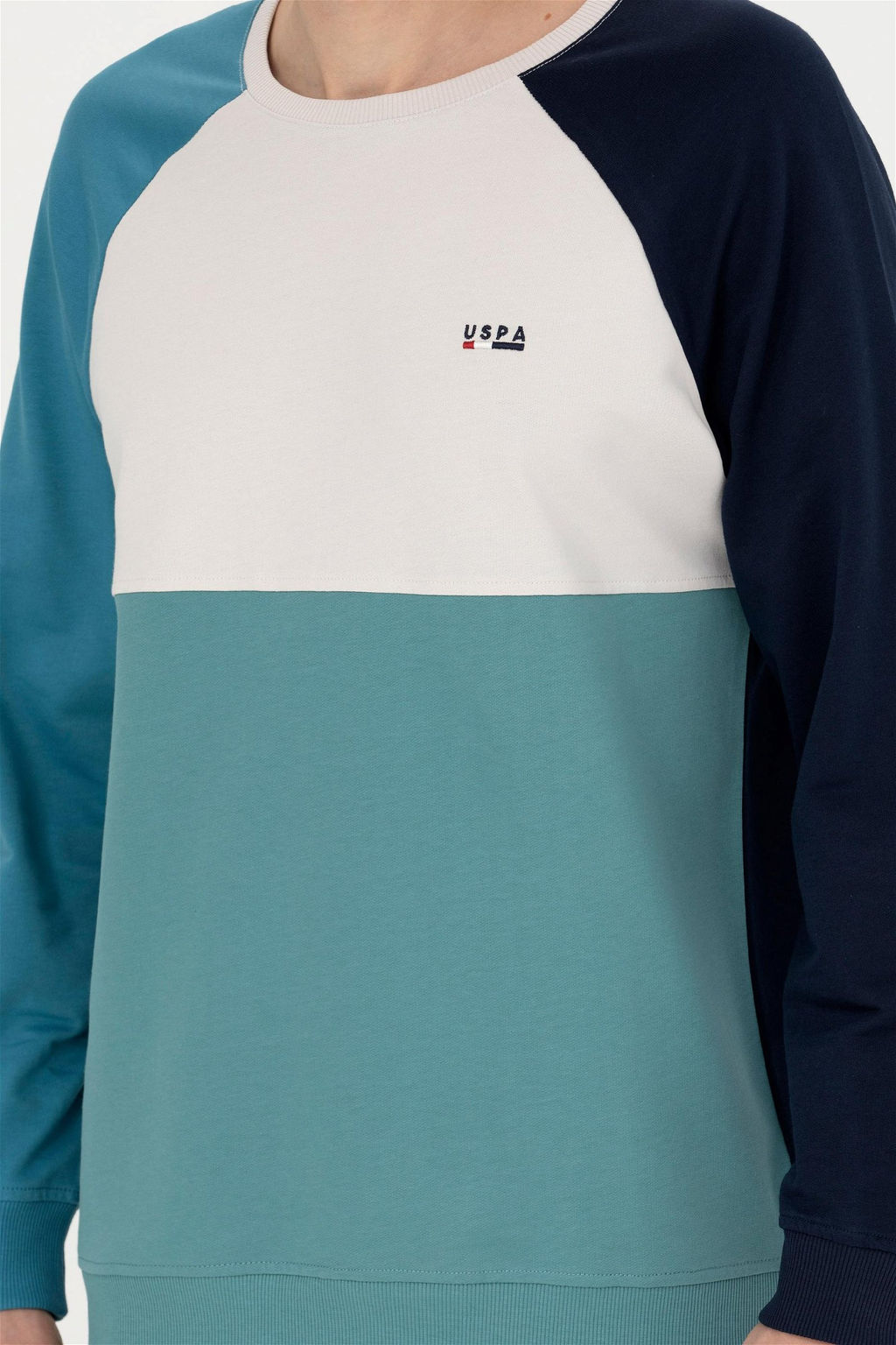 Свитшот мужской U. S. Polo Assn темно-синий из хлопка - U.s. polo assn фото 6