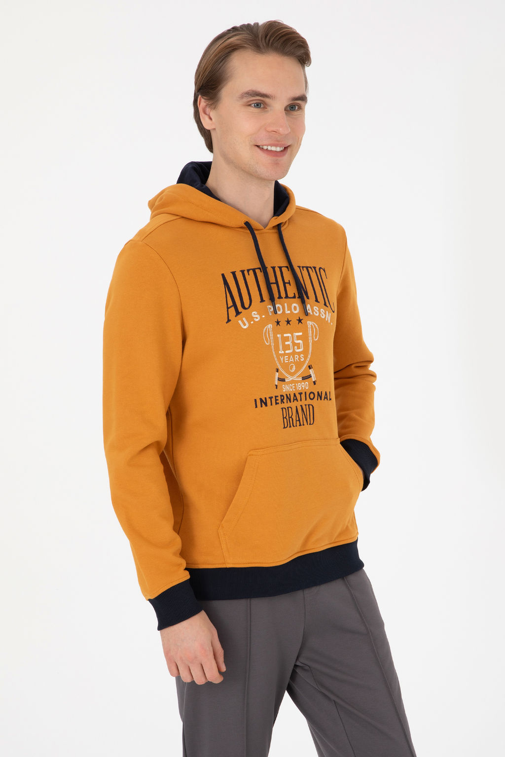 Erkek Hardal Sweatshirt - U.s. polo assn фото 10