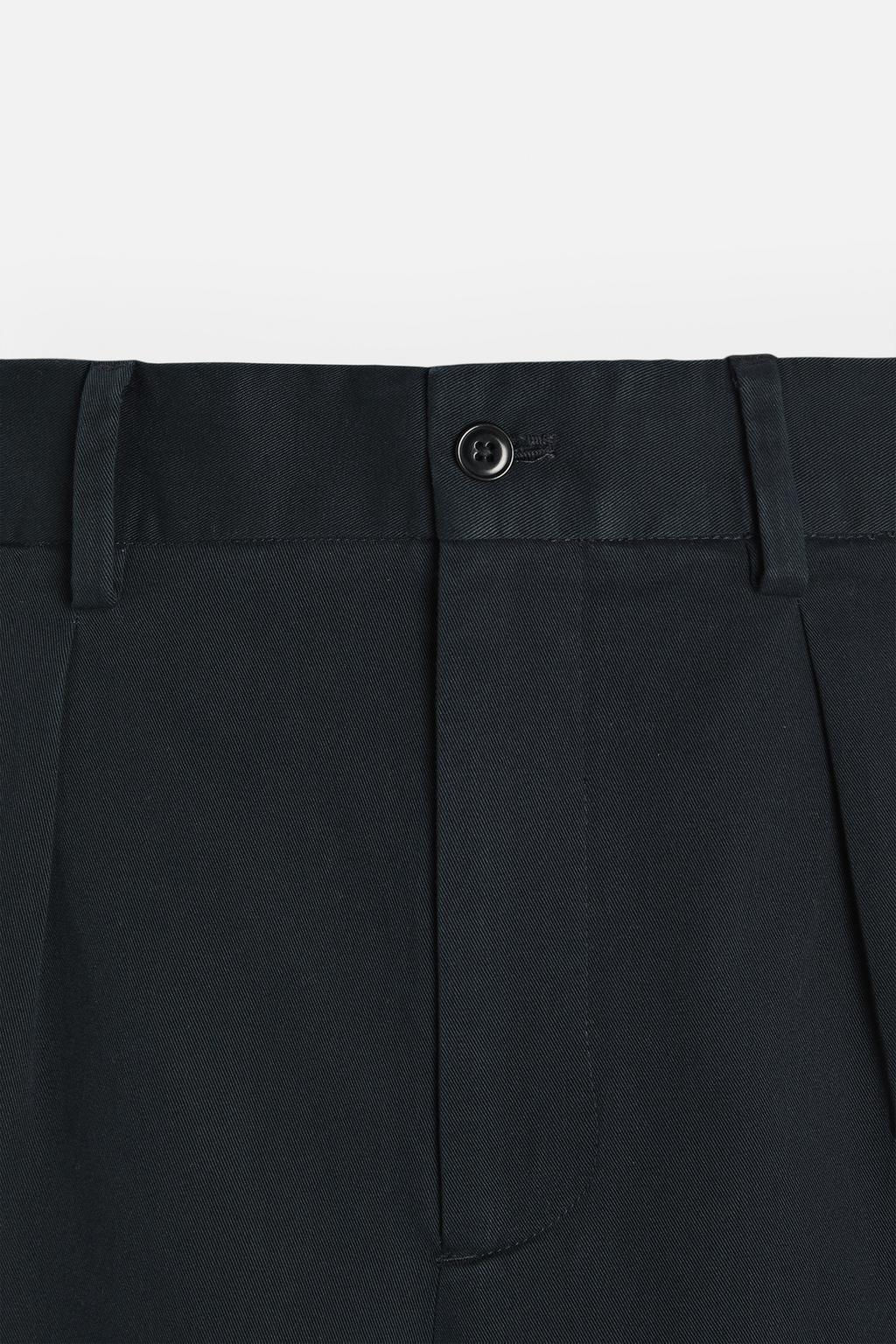 PLEATED CHINO TROUSERS - Zara фото 8