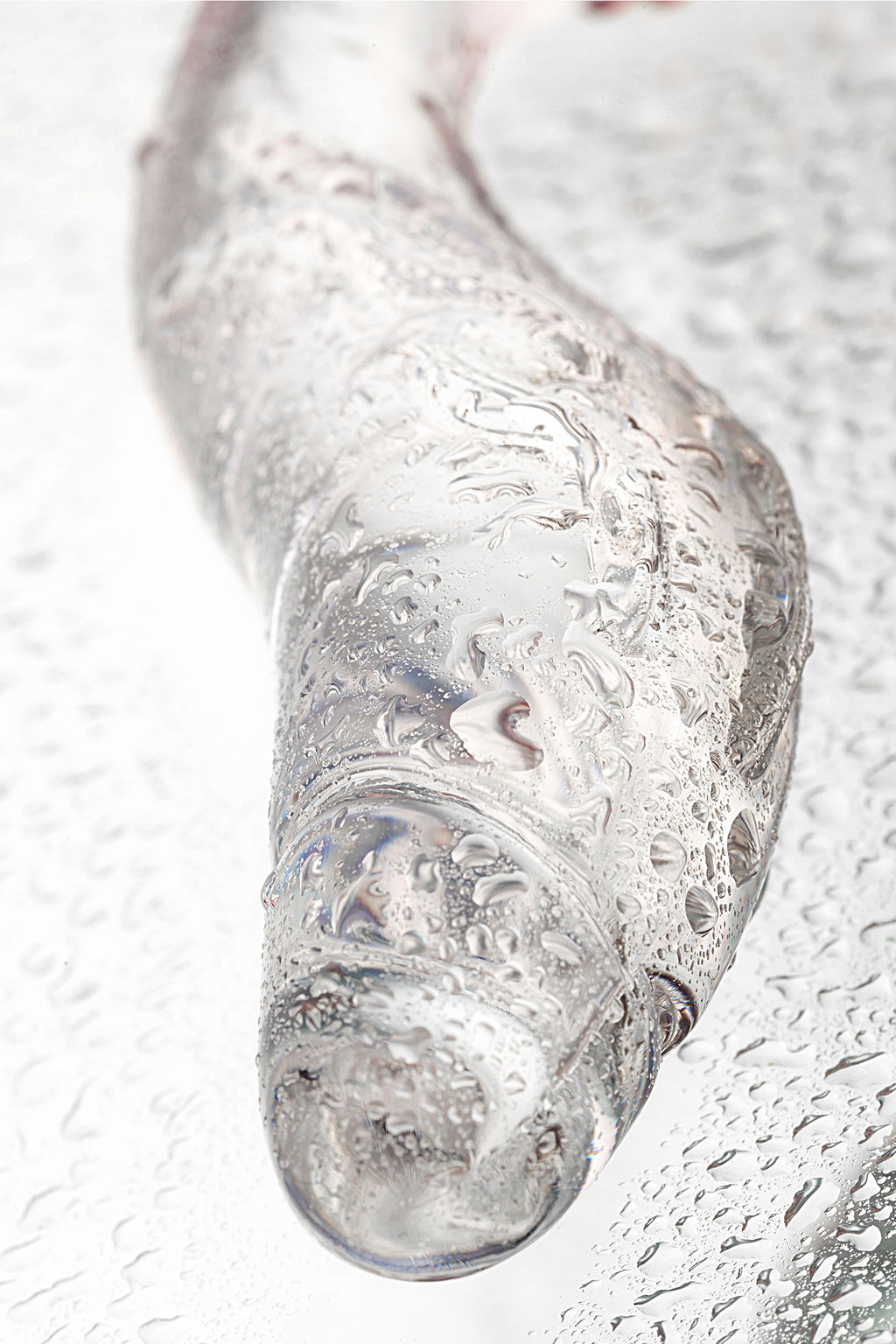 Нереалистичный фаллоимитатор Sexus Glass, стекло, прозрачный, 17,5 см  фото 9