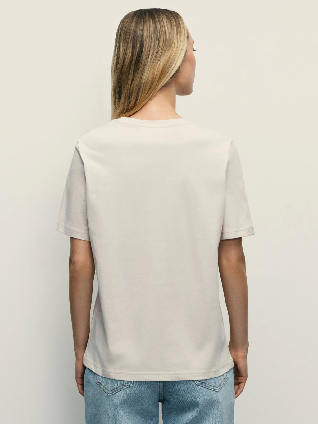 Базовая футболка из хлопка / Zarina фото 5