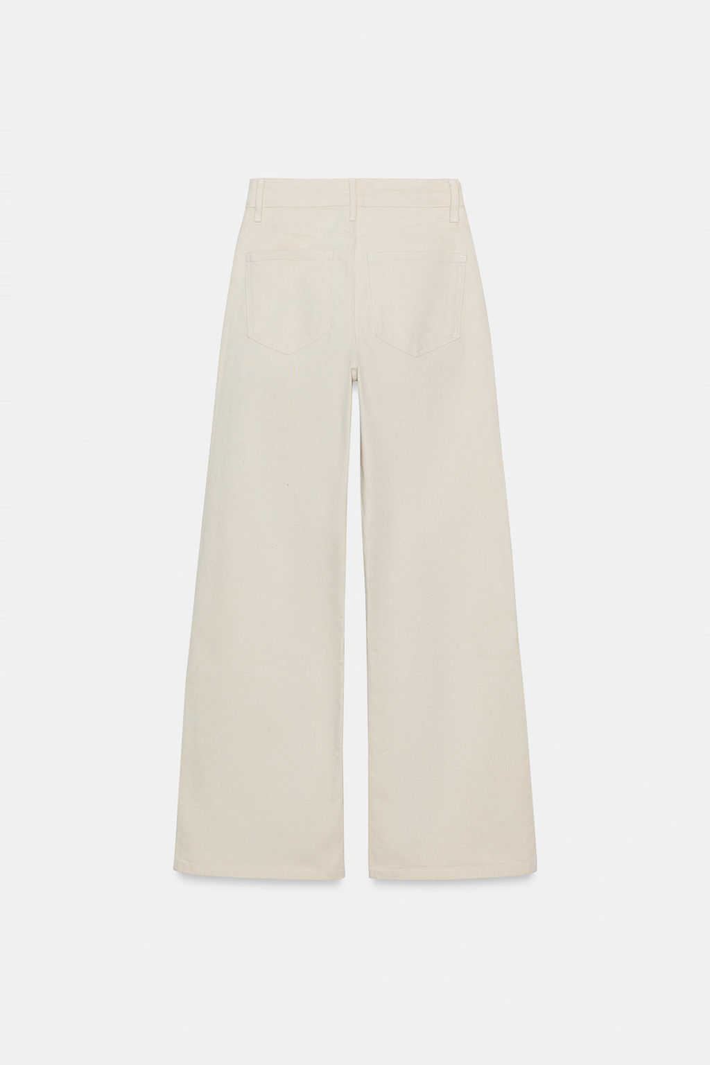 JEANS ZW COLLECTION WIDE LEG TIRO ALTO / Crudo - Zara фото 7