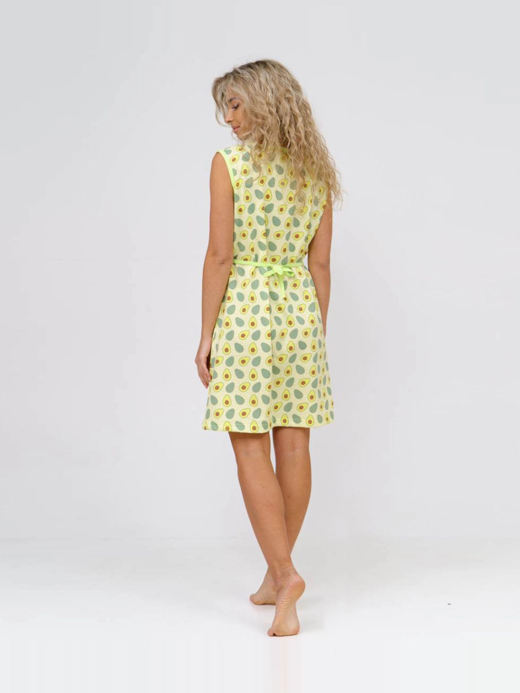 Халат женский, цвет зеленый