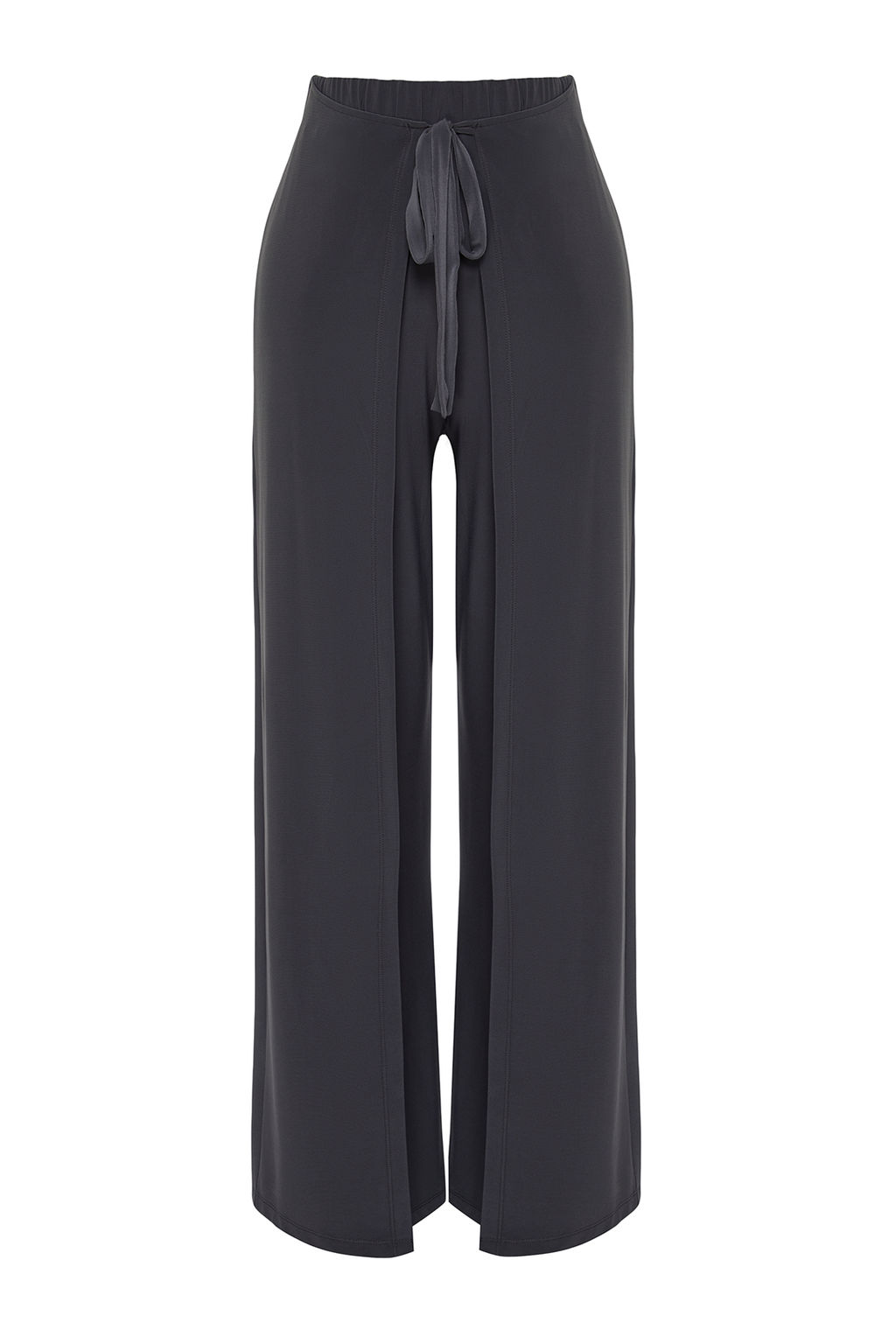 TRENDYOLMILLA Antrasit Baglama Detayl? Y?rtmacl? Esnek Pantolon TWOSS24PL00135 фото 7
