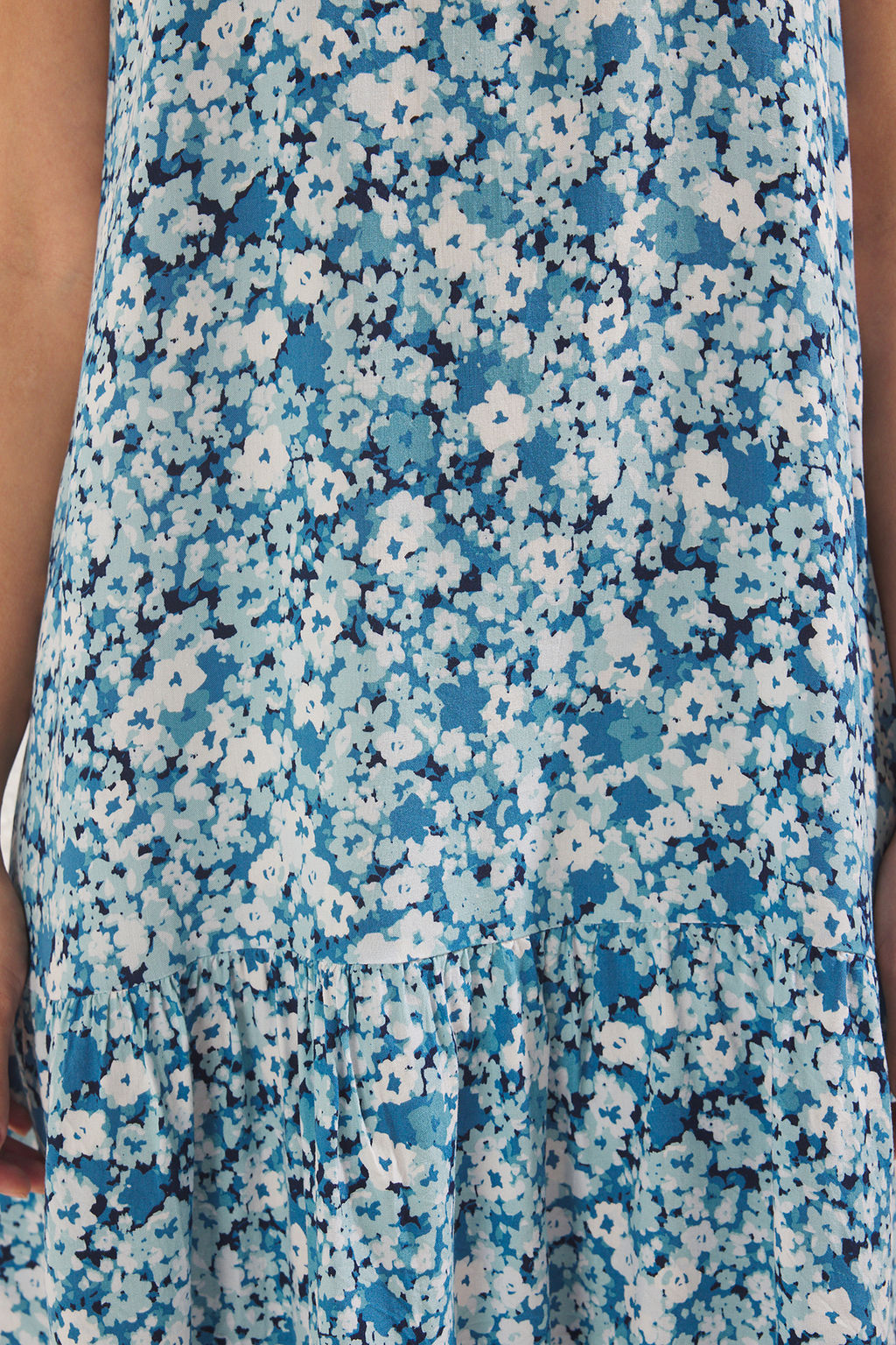 Lacivert Duz Genis Kesim Mini Dokuma Elbise TWOSS25EL00546 - Trendyolmilla фото 17