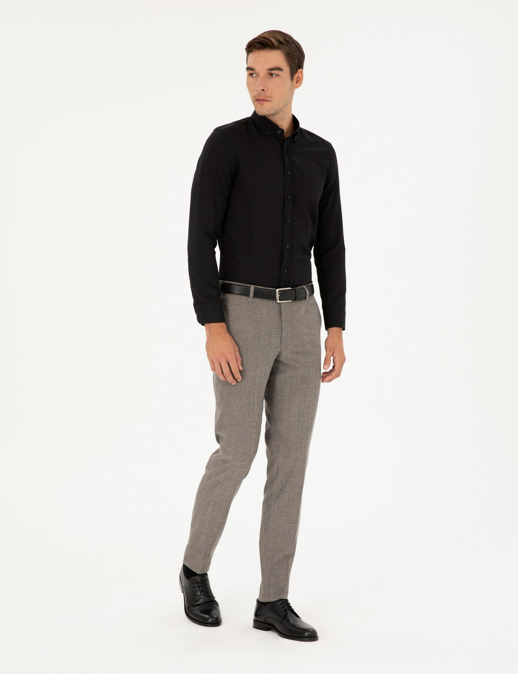 Gri Ex. Slim Fit Kuma_ Pantolon - Pierre cardin фото 3