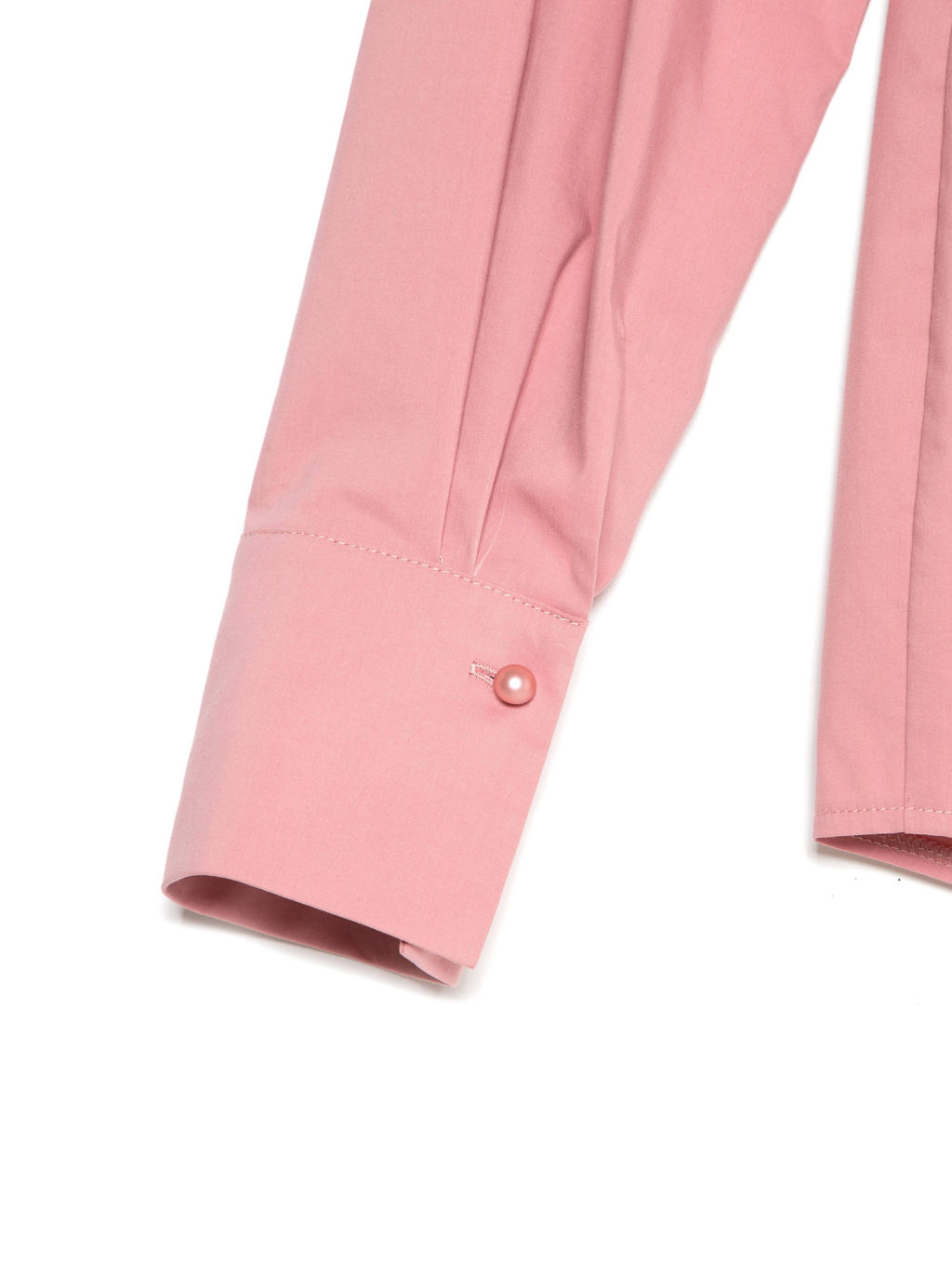 CONTE Однотонная хлопковая рубашка с декоративными пуговицами LBL 1041 dusty rose