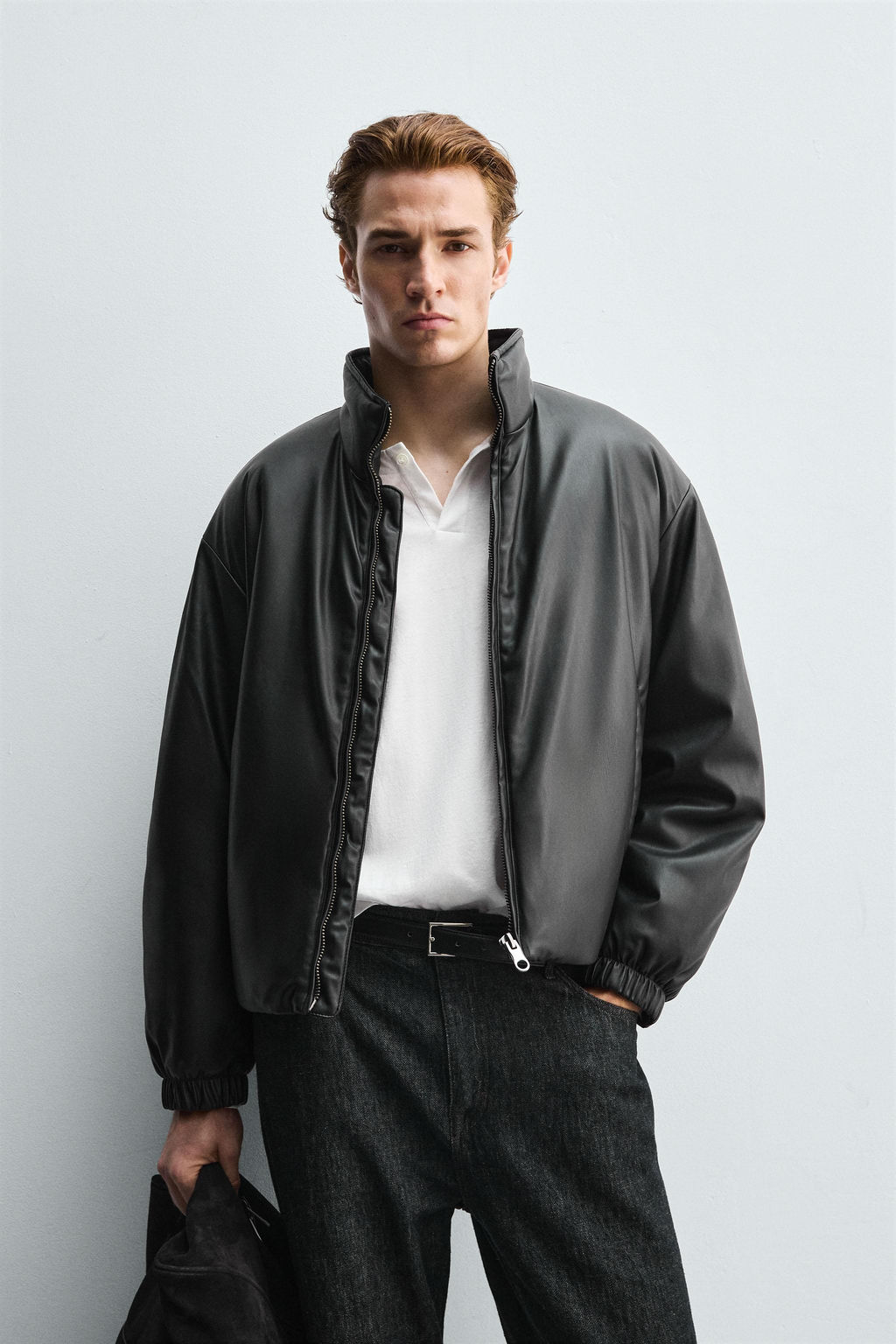 FAUX LEATHER QUILTED JACKET - Zara фото 3