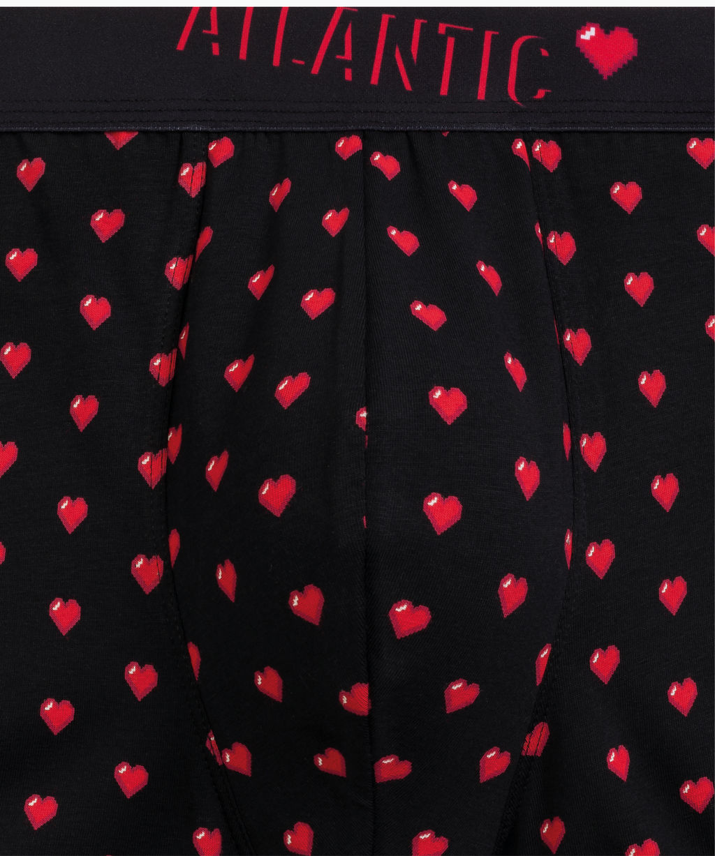 ATLANTIC 2GMH-028 Трусы шорты So Happy - набор 2 шт. черный фото 6