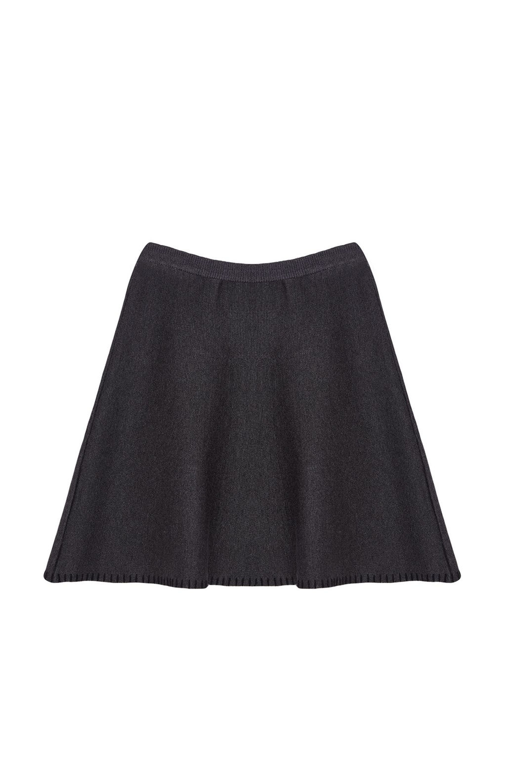 Antrasit Mini Pamuk Kar?s?ml? Triko Etek TWOAW24ET00067