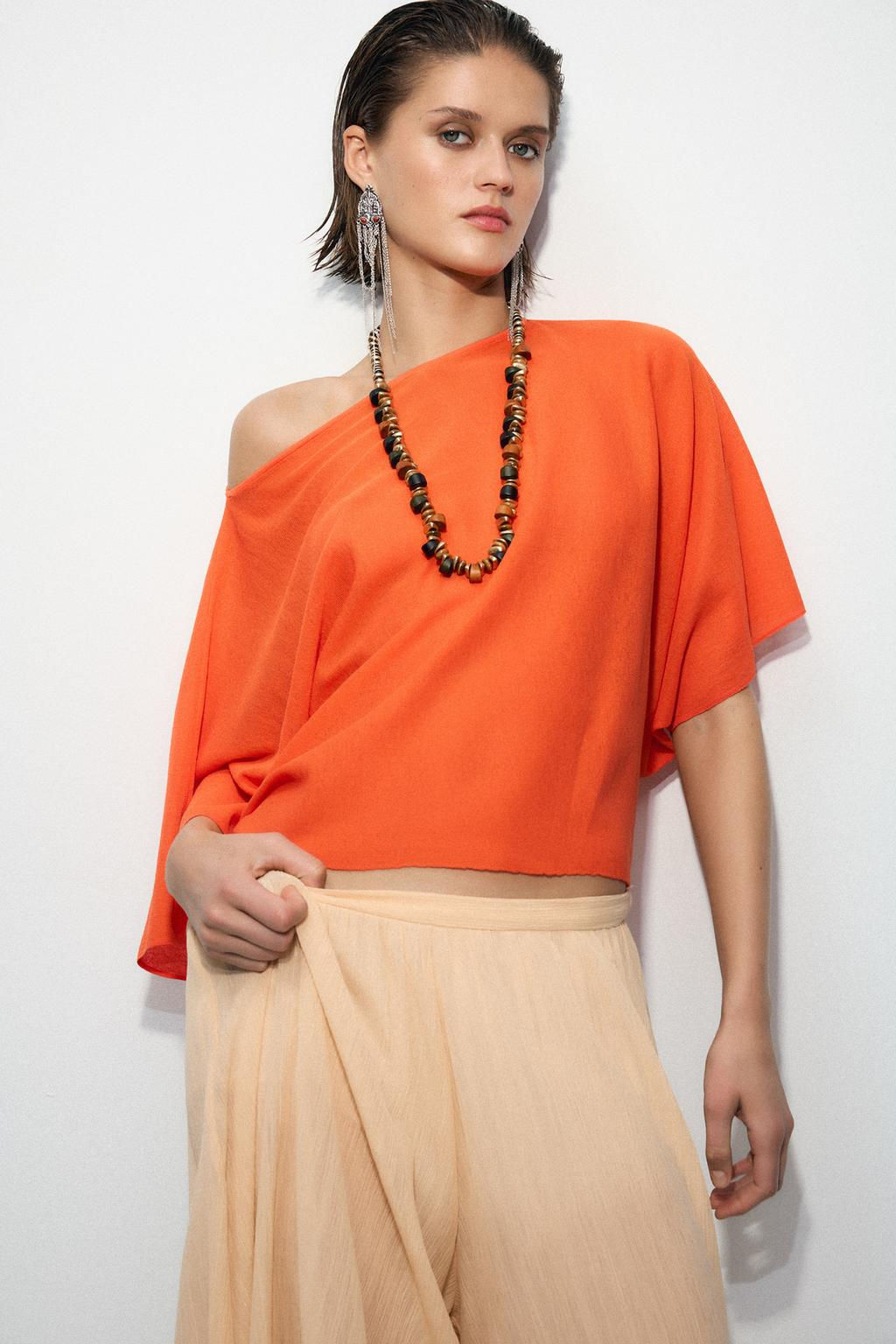 PLAIN KNIT LAYER TOP - Zara фото 2