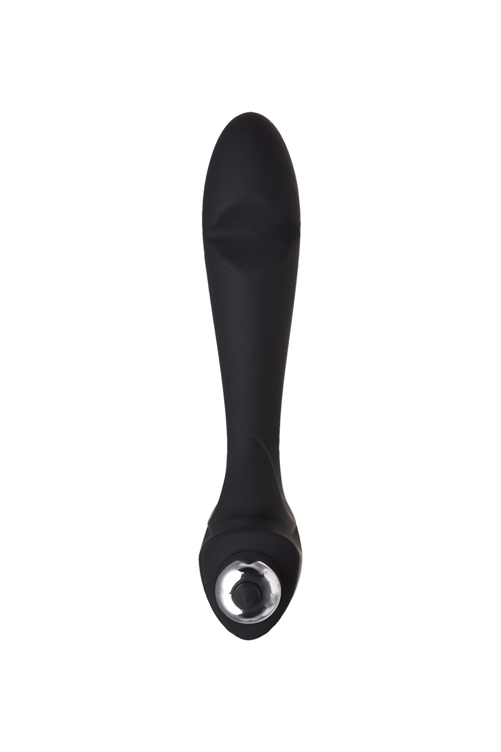 Стимулятор простаты Erotist First, силикон, черный, 14,4 см