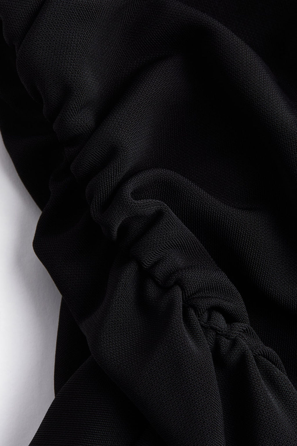 Vestido de un hombro en punto - H&m фото 6