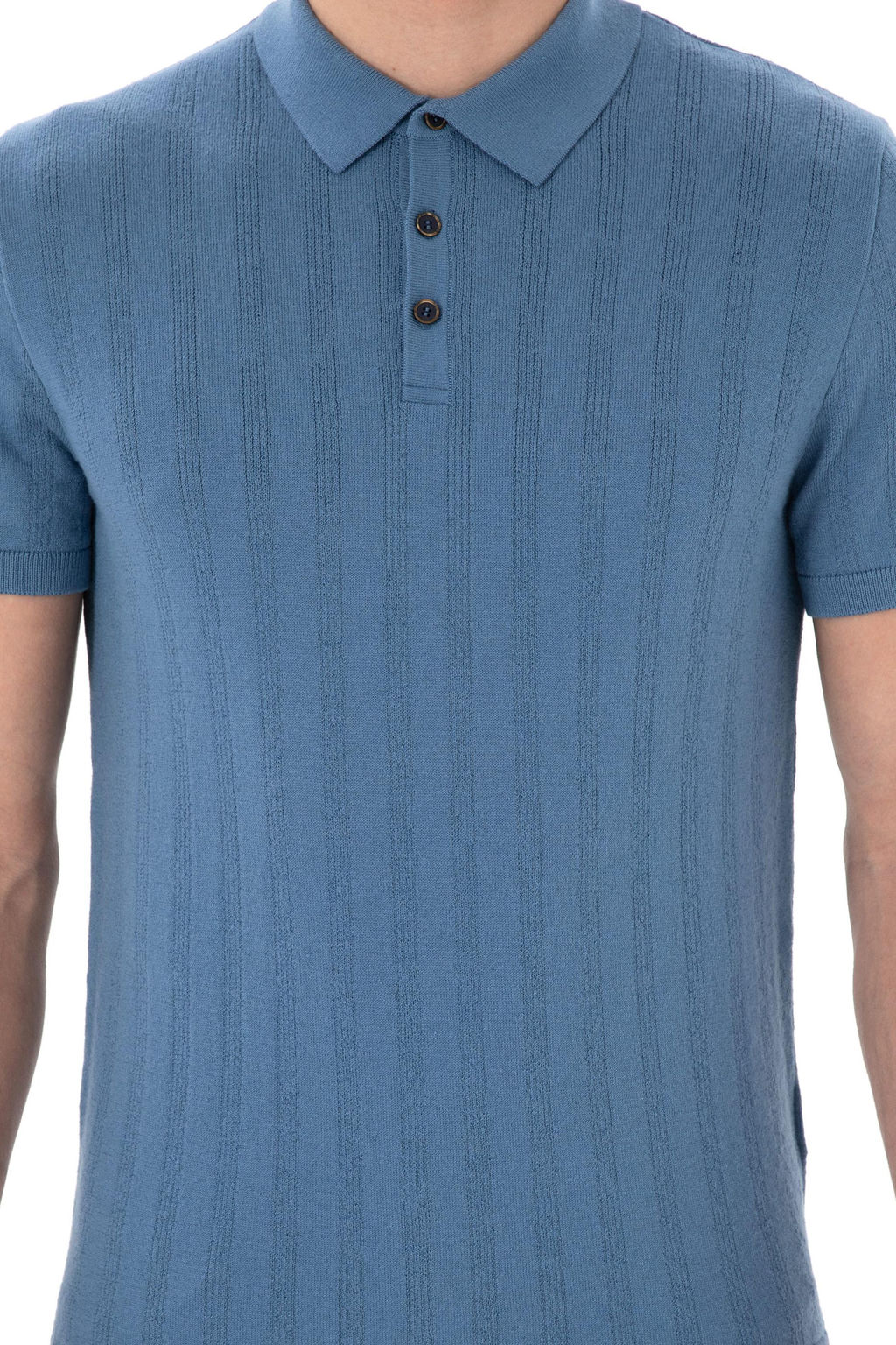 Erkek Slim Fit Polo Yaka Koyu Mavi Triko Ti__rt Sepette S_rpriz _ndirim - U.s. polo assn фото 6