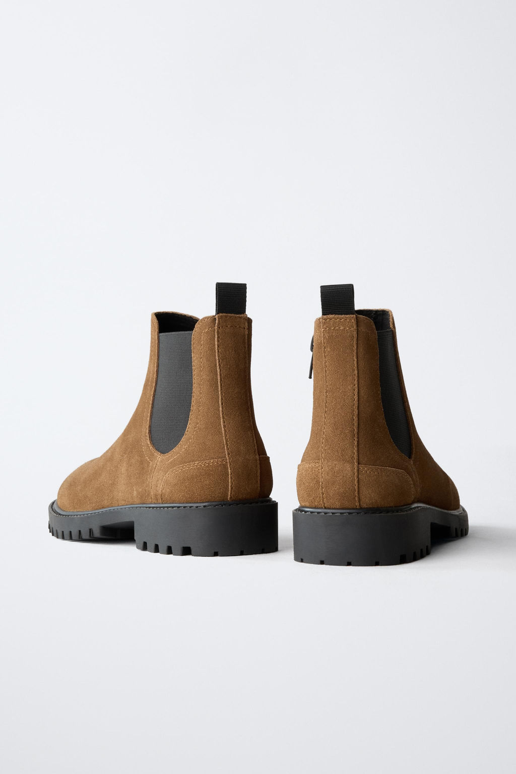 LEATHER CHELSEA ANKLE BOOTS - Zara фото 5