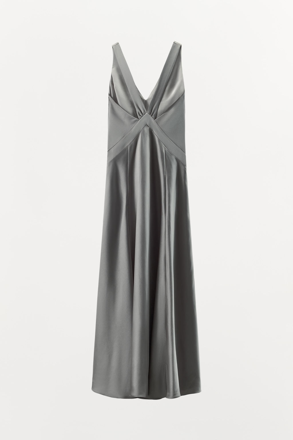 LONG SATIN DRESS - Zara фото 7