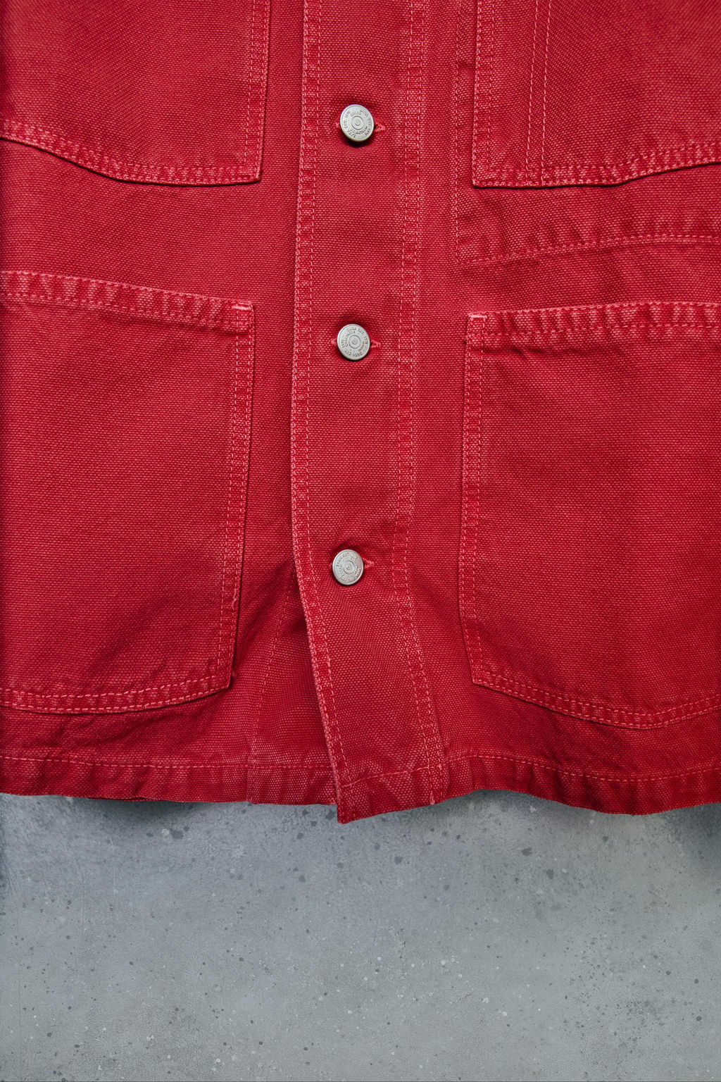 STORIESZ - SOBRECAMISA CANVAS / Rojo