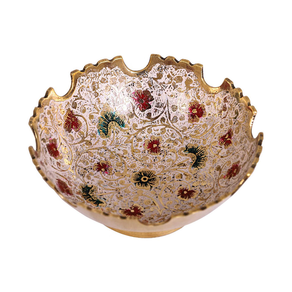 Ваза-фруктовница набор из 2 штук. №Фр1130/4 (эмаль белая) - Ганг фото 2