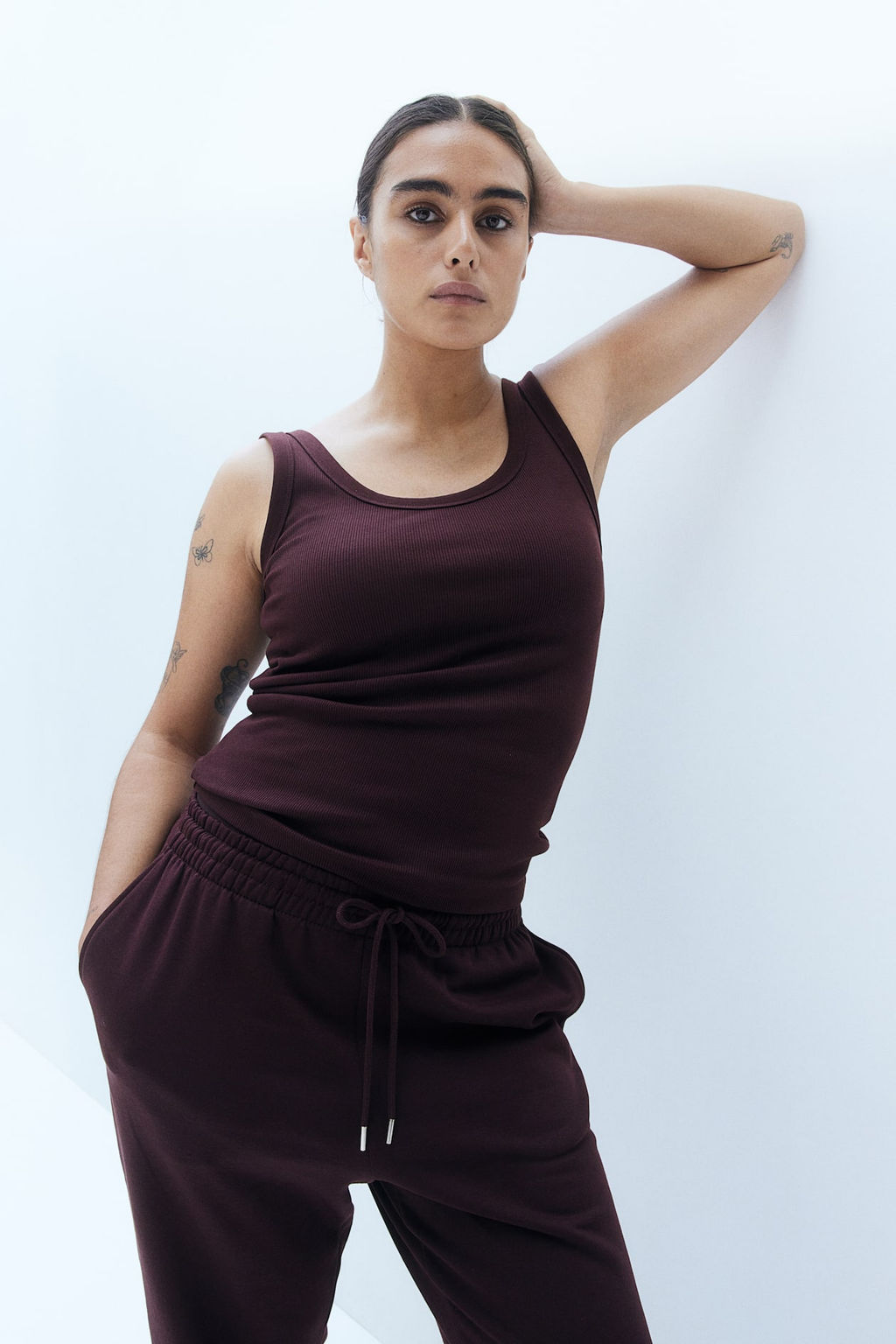 Camiseta de tirantes en canale - H&m фото 2