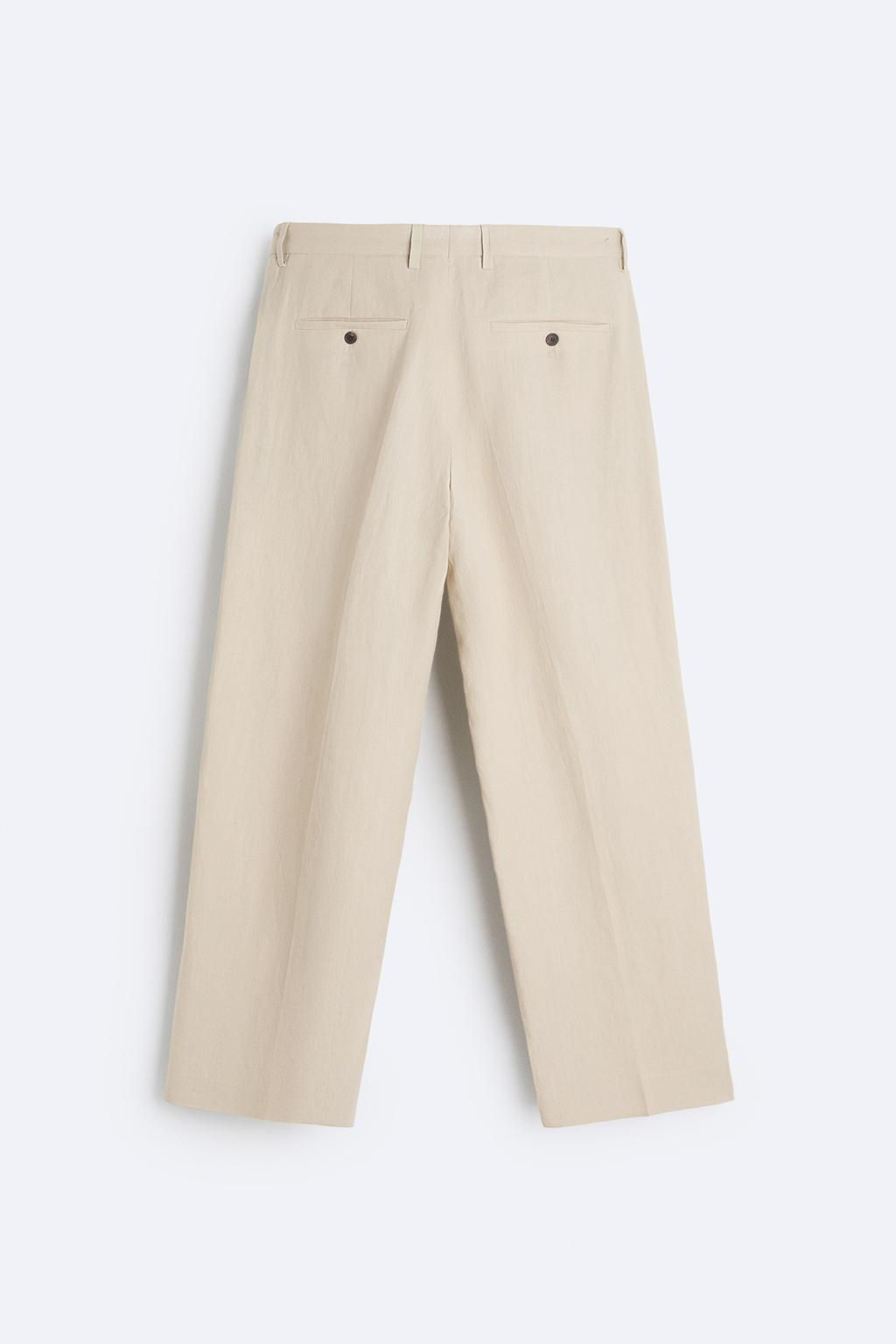 %100 KETEN KLASIK PANTOLON - Zara фото 6