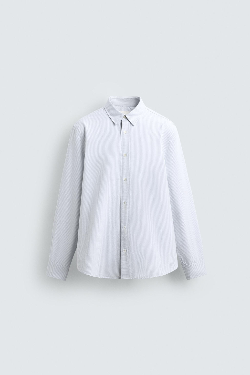 STRIPED OXFORD SHIRT - Zara фото 8