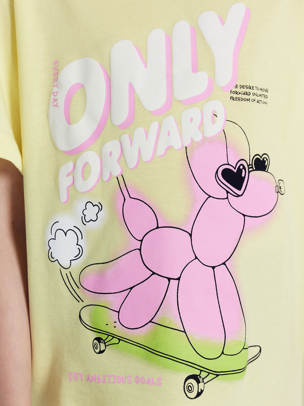 Футболка для девочек желтая с печатью - Mark formelle фото 6