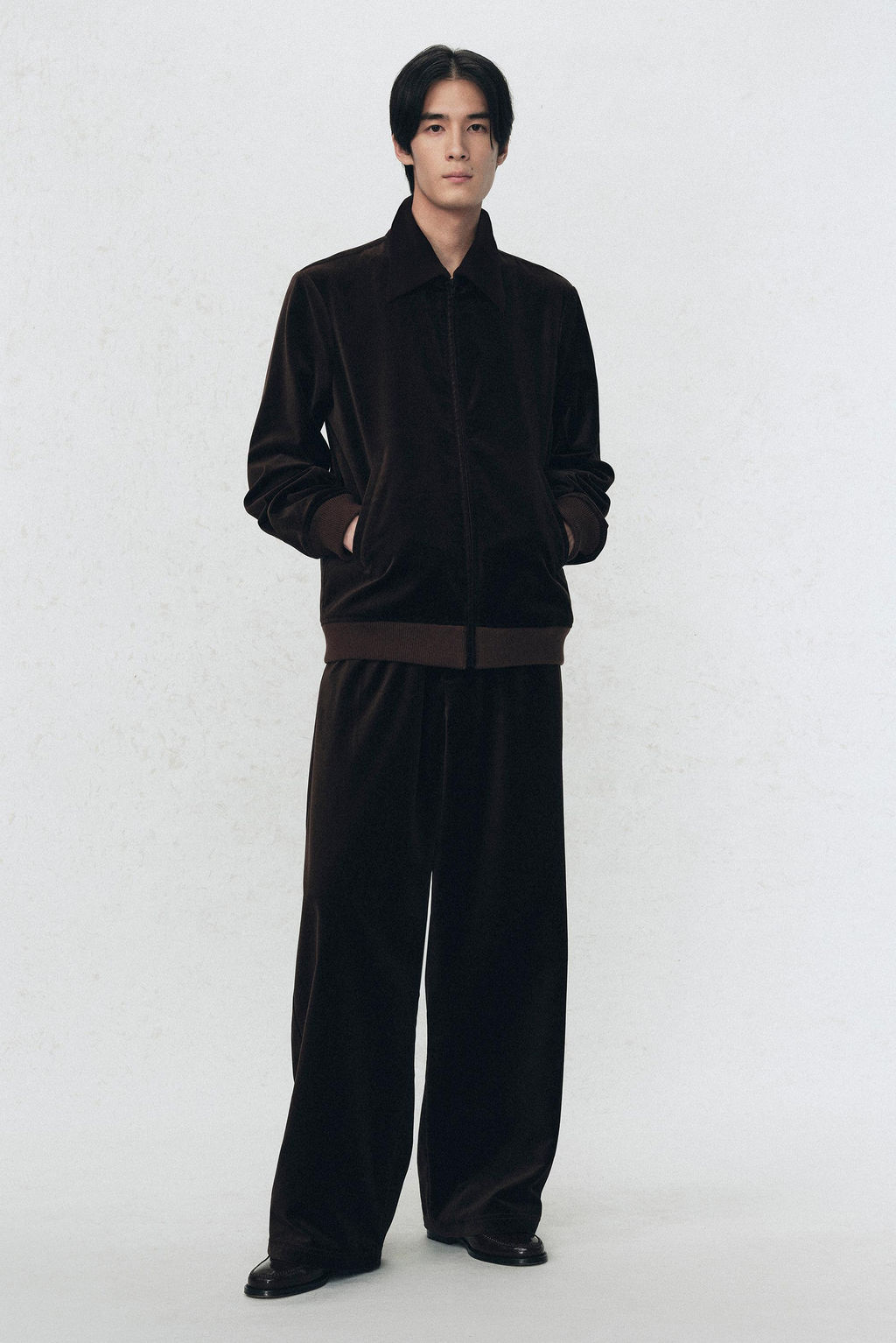 SOSHIOTSUKI X ZARA REGULAR FIT VELVET JACKET