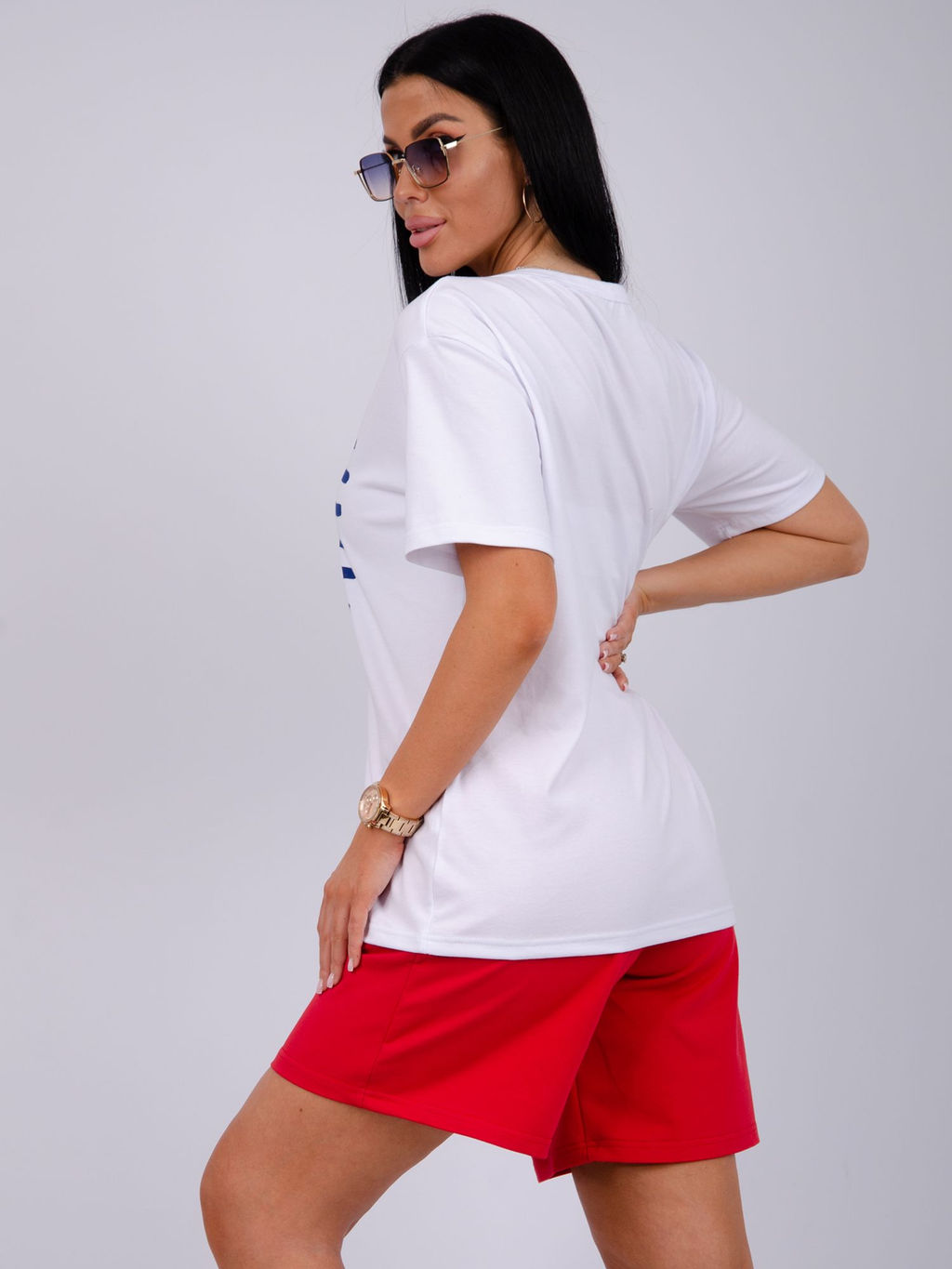 Костюм "Море 3" красный, трикотаж