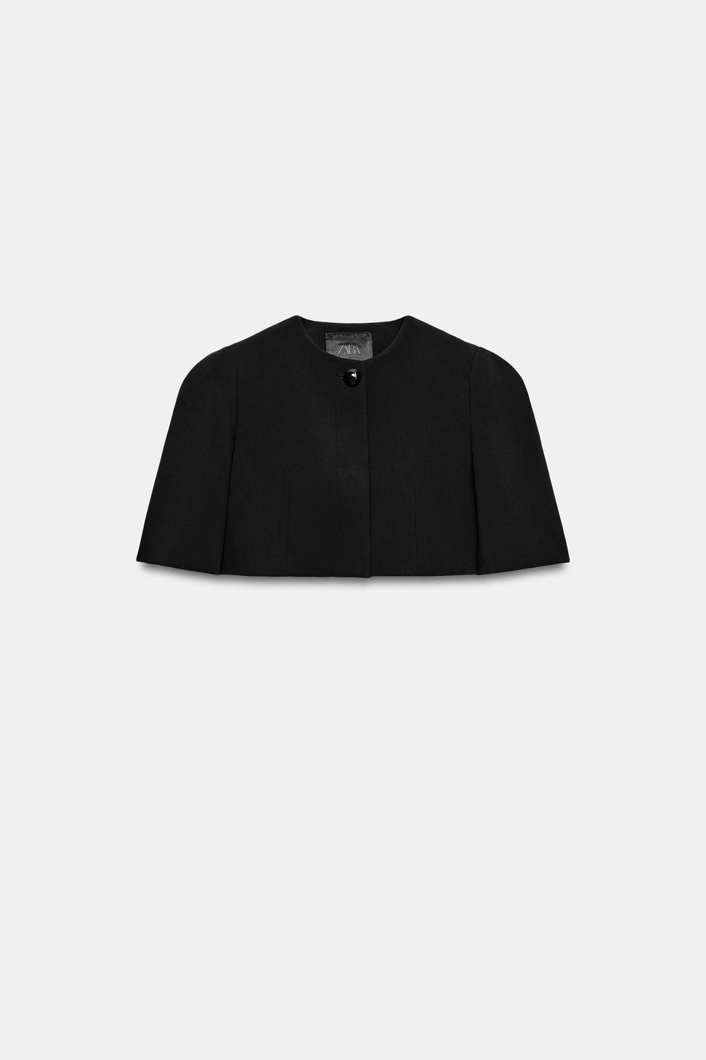 BLAZER CROPPED ZW COLLECTION / Negro - Zara фото 6