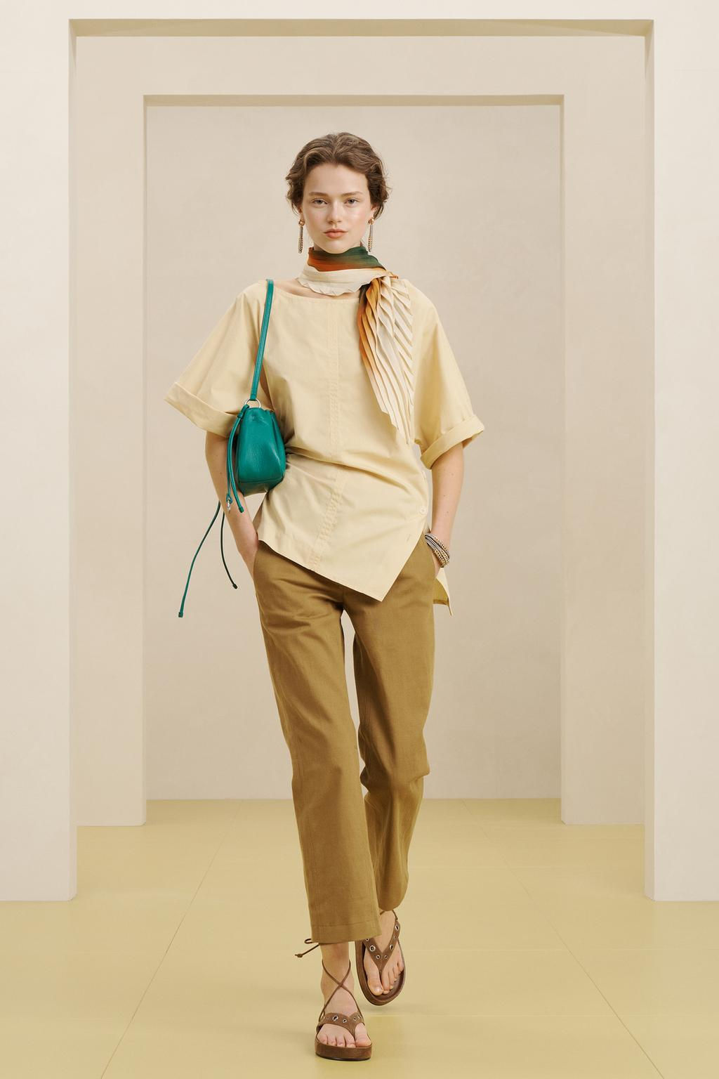 CTTN SHRT 16 / Amarillo - Zara фото 9