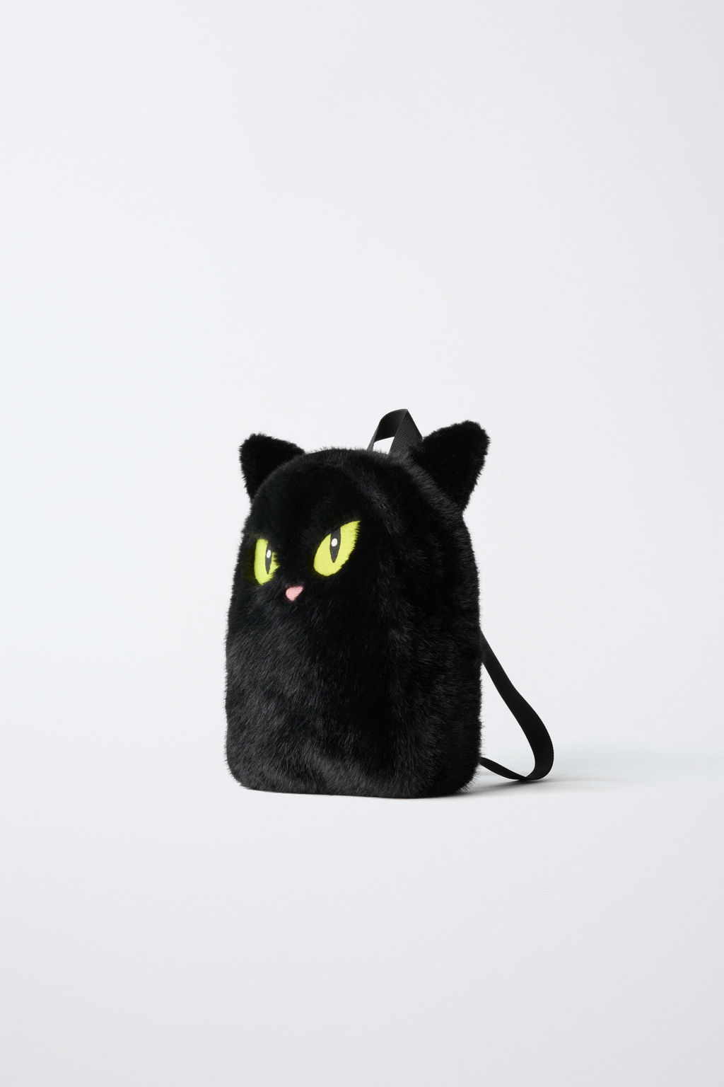 HALLOWEEN SHEEPSKIN CAT BACKPACK - Zara фото 2