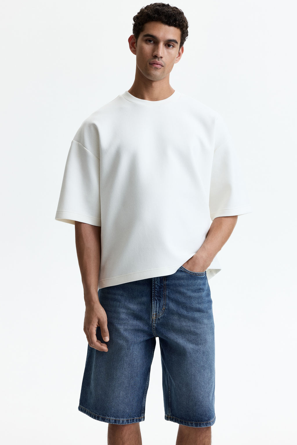 Vaquero corto Baggy - H&m фото 9