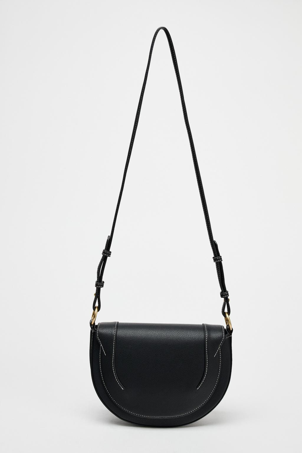 CONTRAST TOPSTITCHING CROSSBODY BAG - Zara фото 17